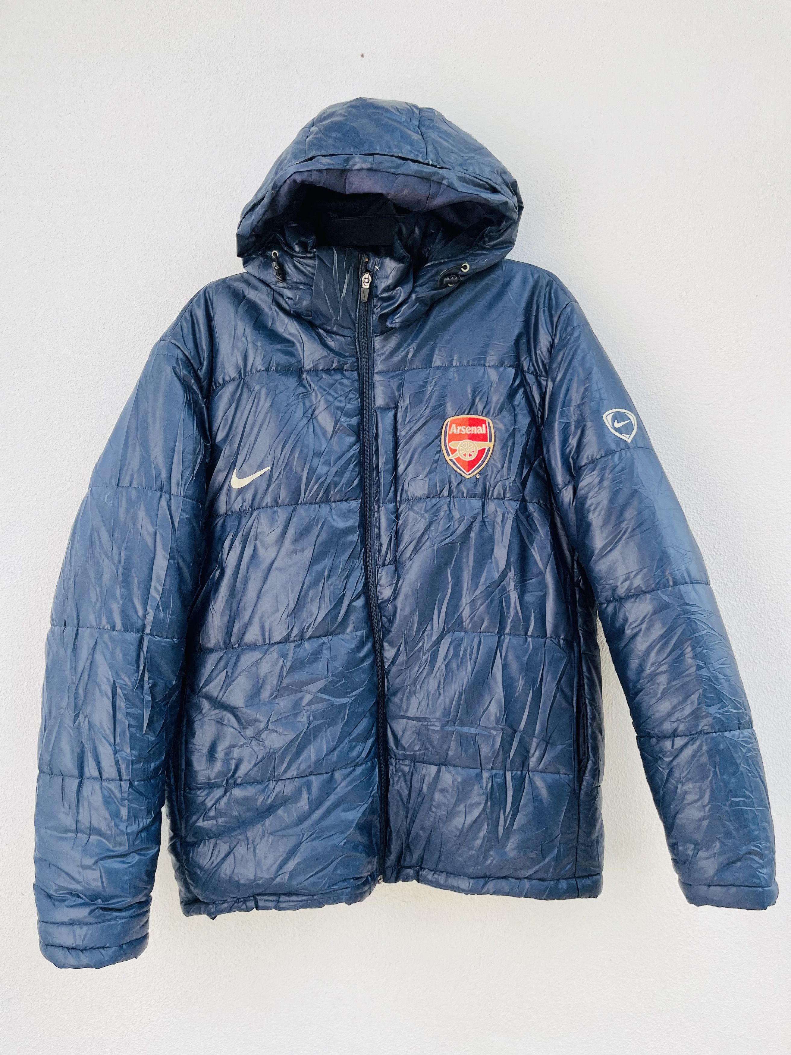 Japanese Brand × Vintage Vintage Nike Arsenal Football Team Jacket Size US M / EU 48-50 / 2 - 1 Thumbnail