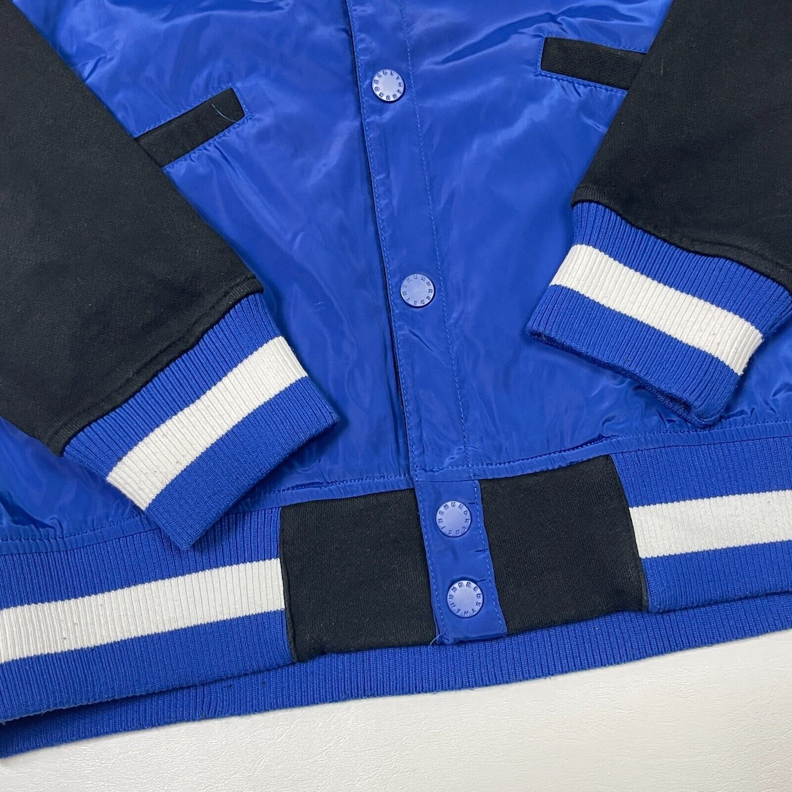 The Hundreds The Hundreds Huge Satin Cotton Hooded Bomber Varsity Jacket Size US L / EU 52-54 / 3 - 2 Thumbnail
