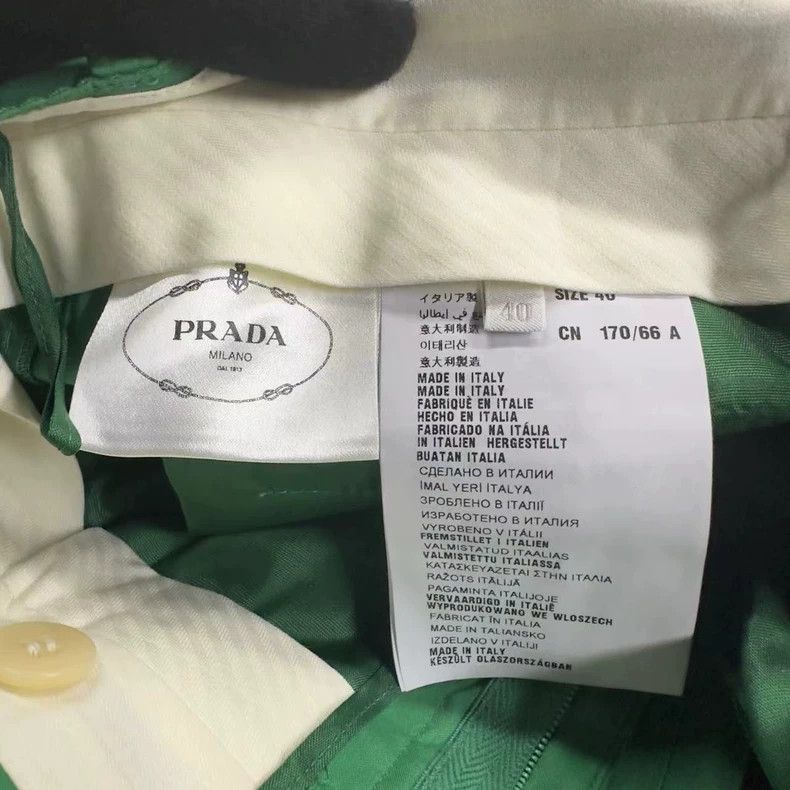 Prada Prada Green suit pants 2503-Nextarrow Size 40R - 5 Thumbnail