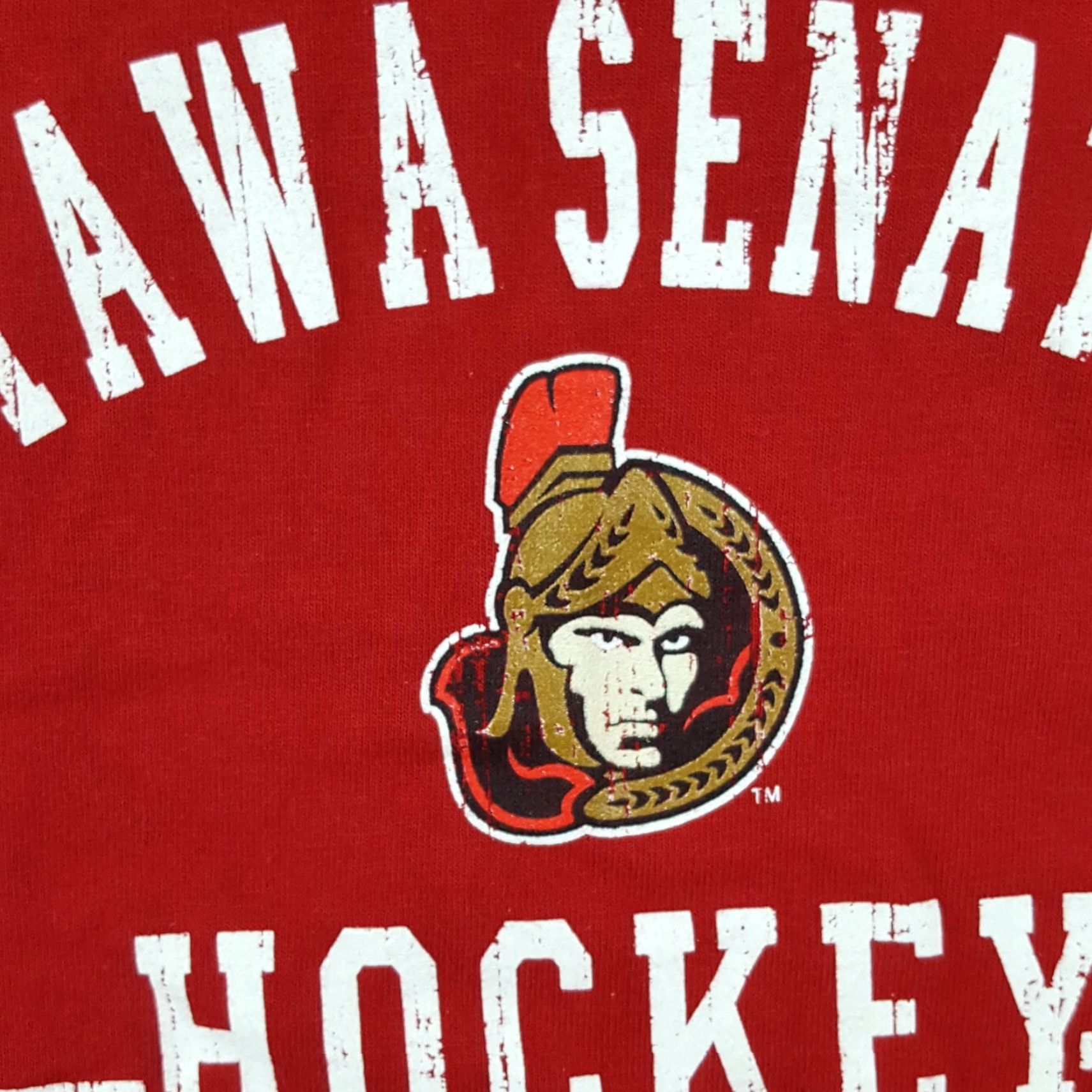Vintage VINTAGE Ottawa Senators NHL Long Sleeve Men's T-Shirt Large Retro Red Logo Sports Y2K 90s 00s Size US L / EU 52-54 / 3 - 4 Thumbnail