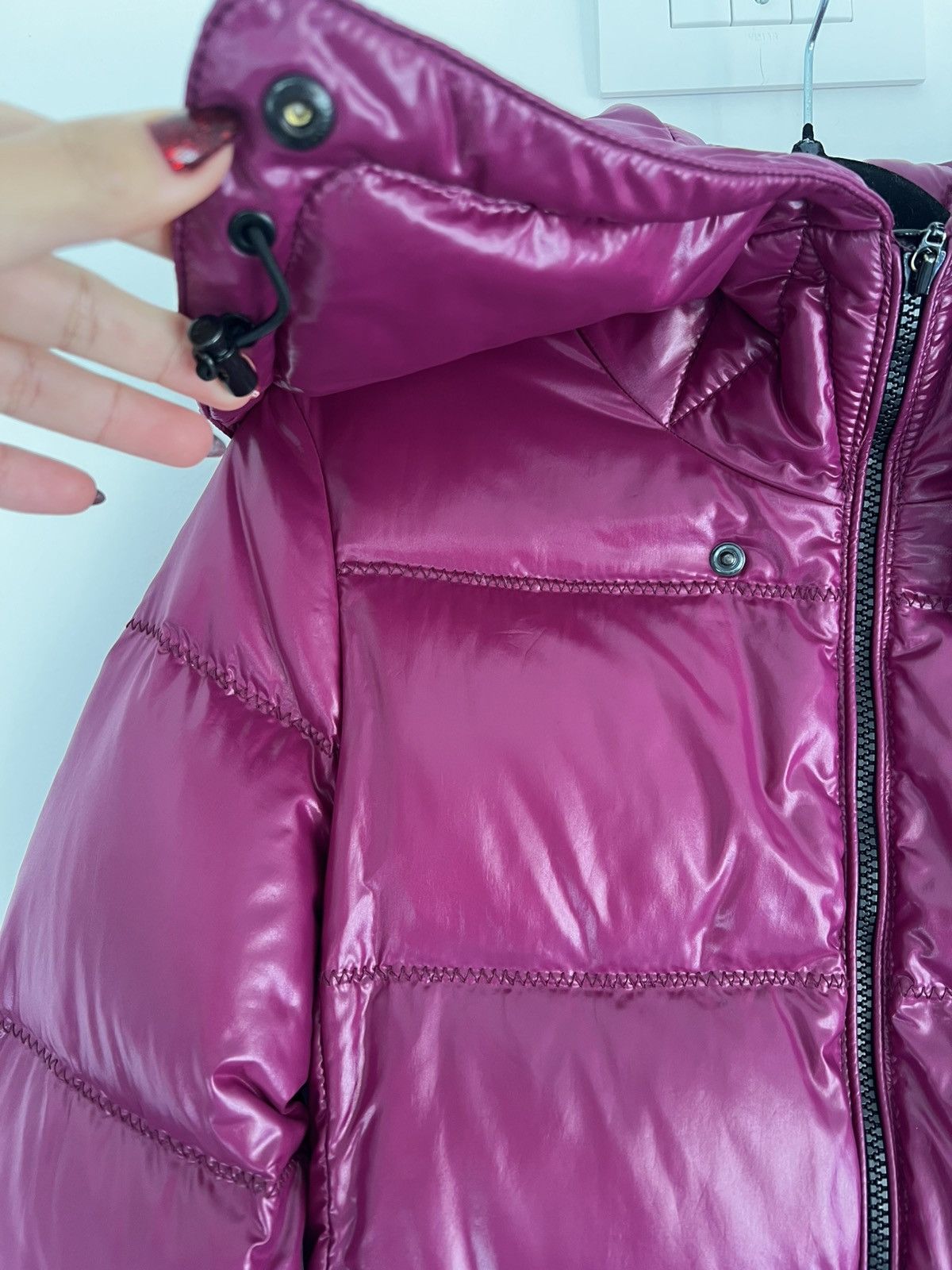 Moncler Original moncler xs puffer jacket violet goose down Size XS / US 0-2 / IT 36-38 - 14 Thumbnail