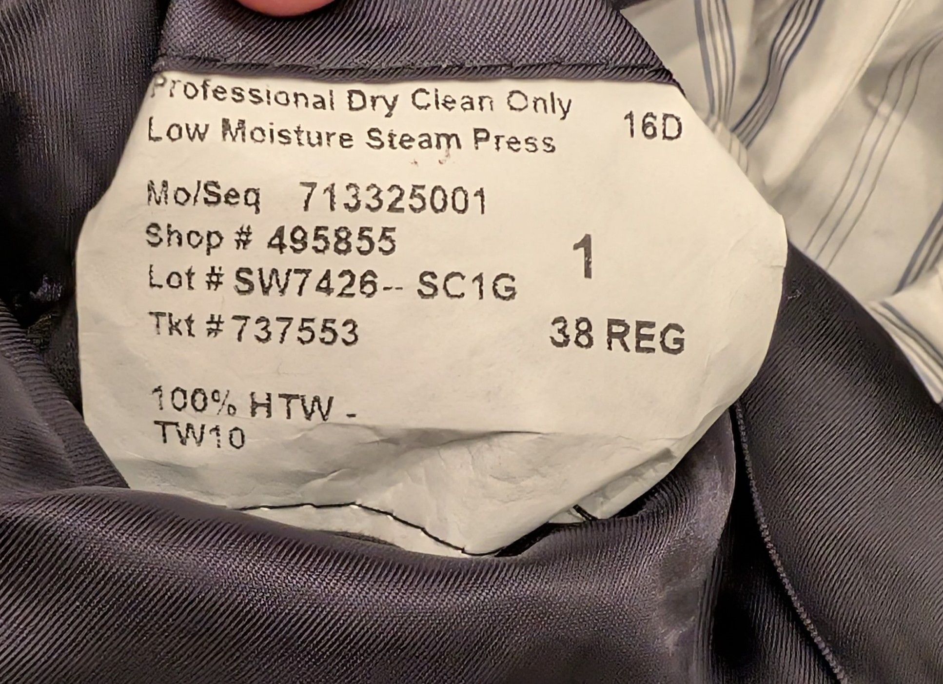 Harris Tweed Thomas Wages Harris Tweed Herringbone Sport Coat Made in USA Size 38R - 3 Thumbnail