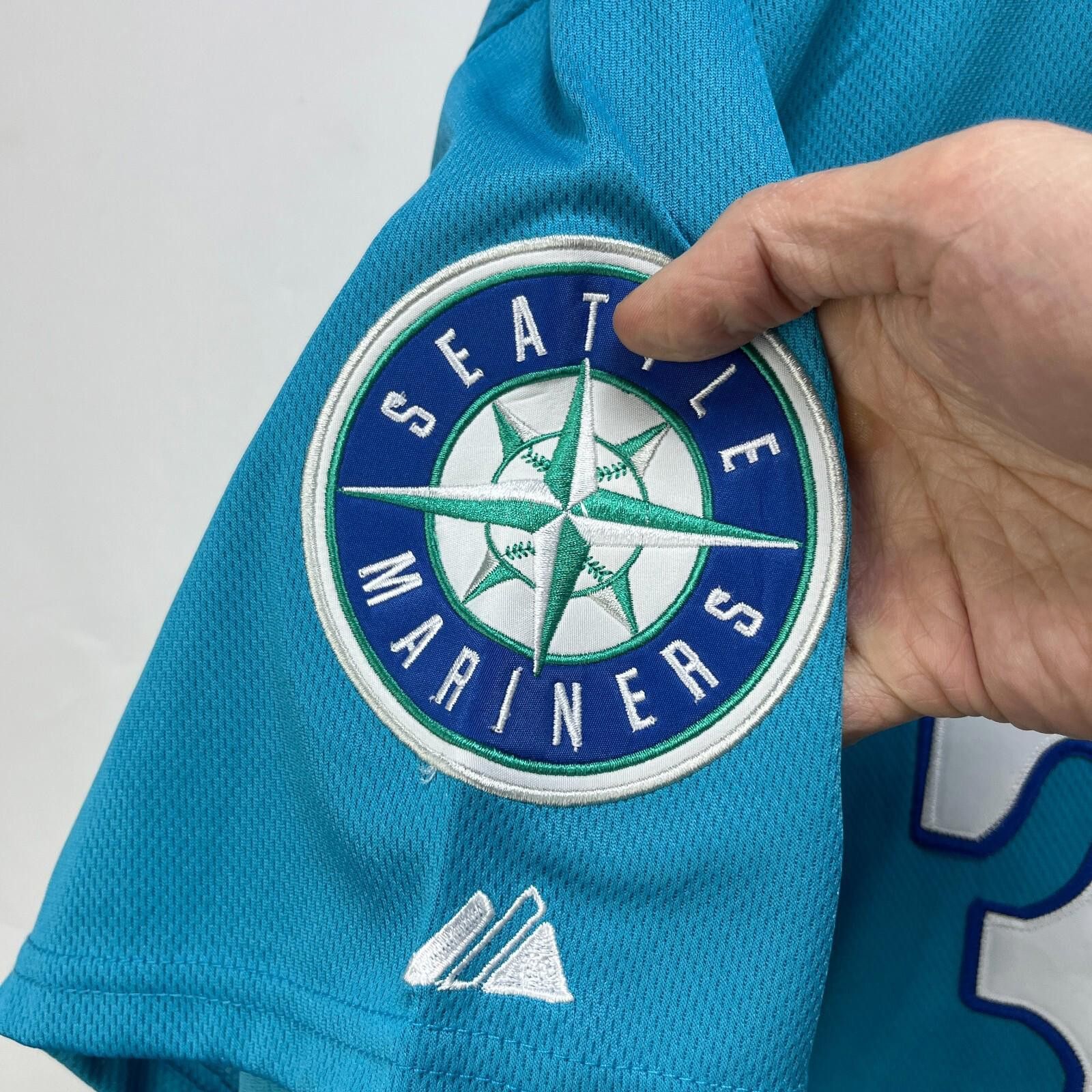 MLB Vintage Seattle Mariners Teoscar Hernandez Jersey 52 2XL Size ONE SIZE - 7 Thumbnail