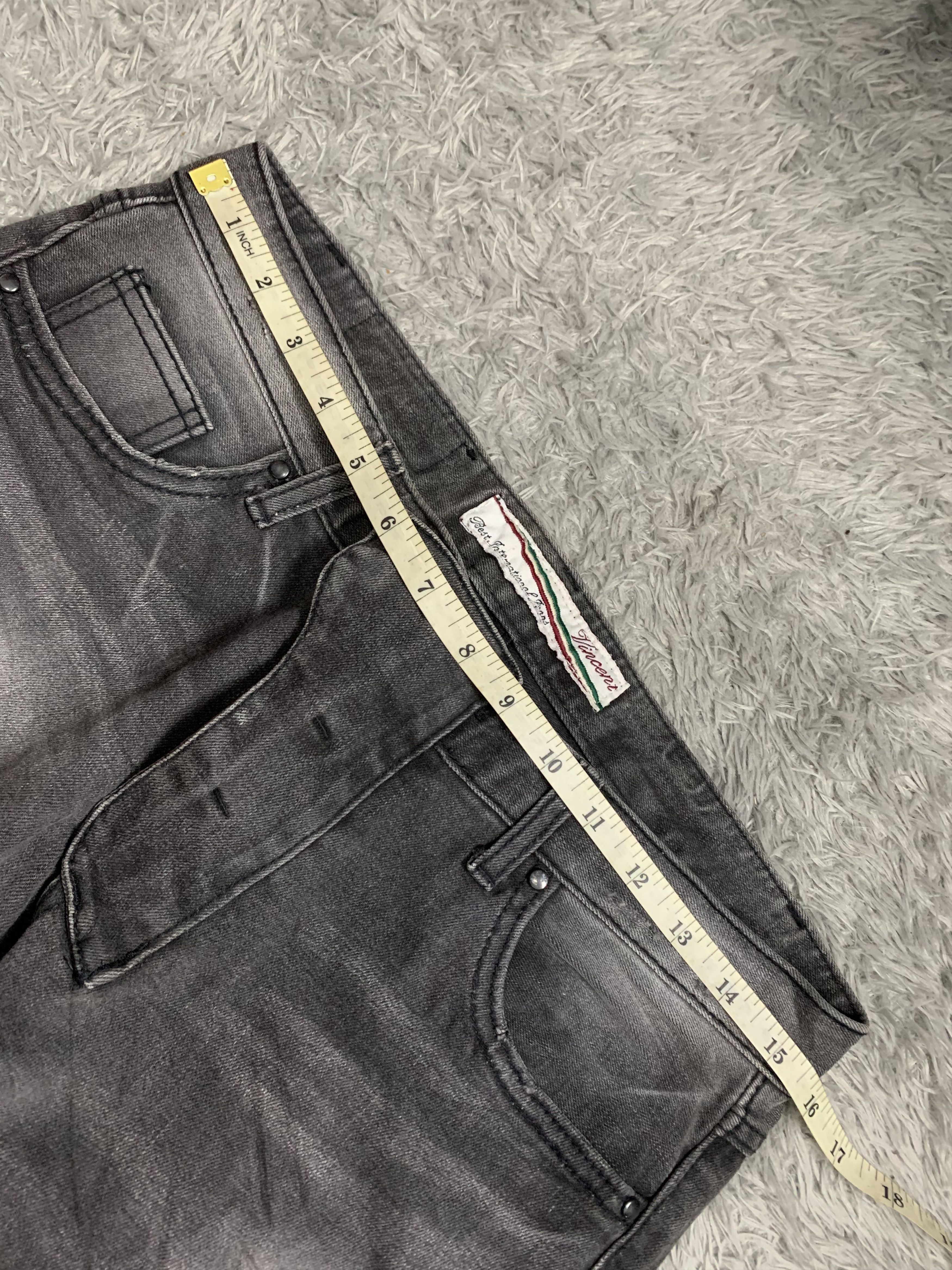 Japanese Brand Time-Worn Essentials Bikers Denim Balmain Style Size US 29 - 7 Thumbnail