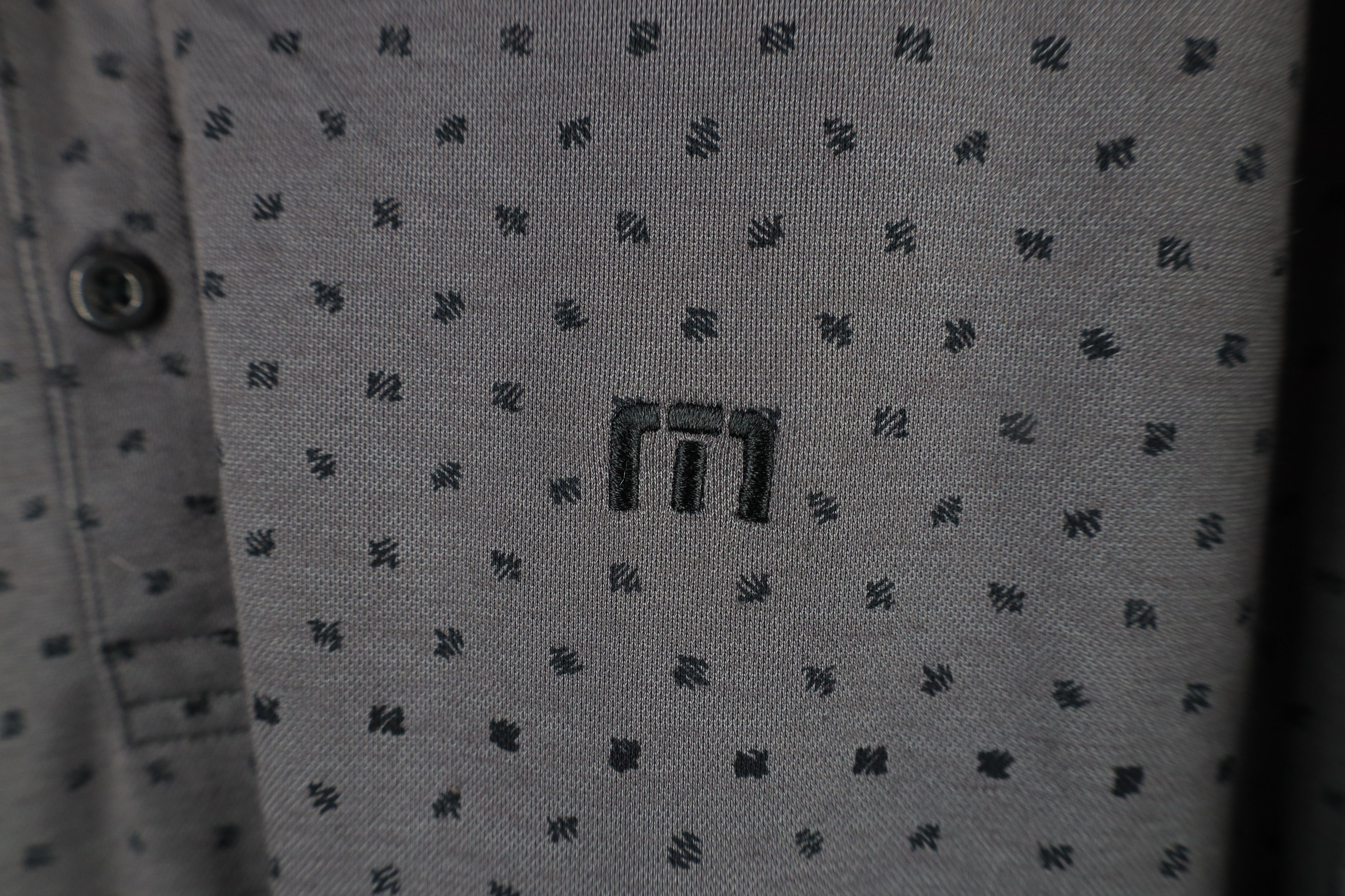 TravisMathew × Vintage Travis Mathew Geometric Knit Collared Golf POlo Shirt Gray Size US XL / EU 56 / 4 - 4 Thumbnail