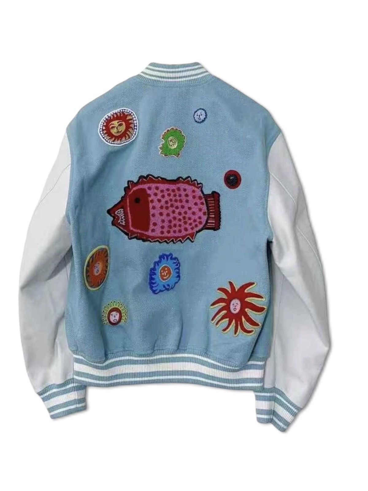 Louis Vuitton × Yayoi Kusama Louis Vuitton x Yayoi Kusama 50 Embroidered Varsity Jacket Size US M / EU 48-50 / 2 - 2 Thumbnail