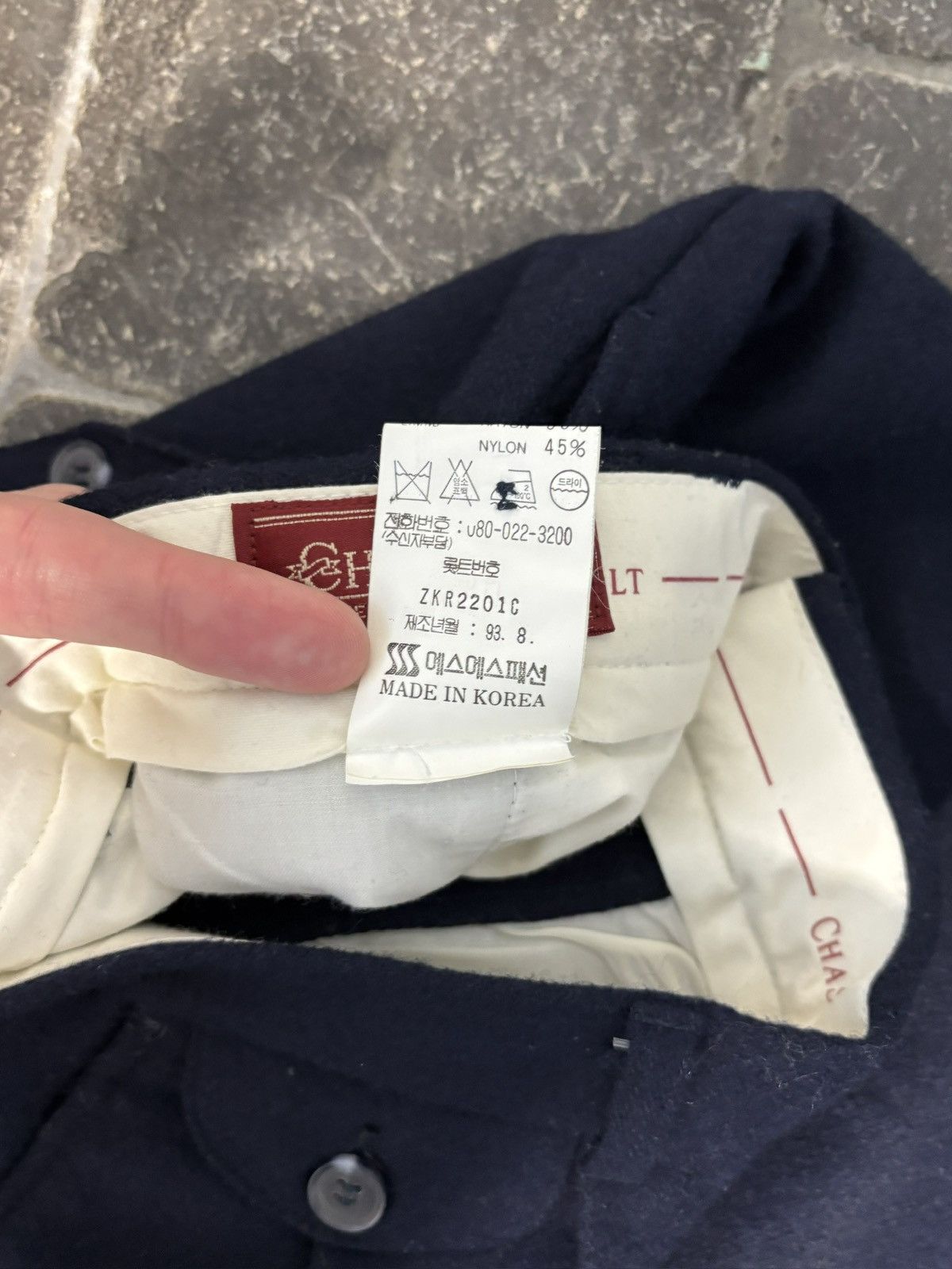 Japanese Brand Korean Designer Vintage ChaseCult Wool Trousers Double Pleat Size US 31 - 10 Thumbnail