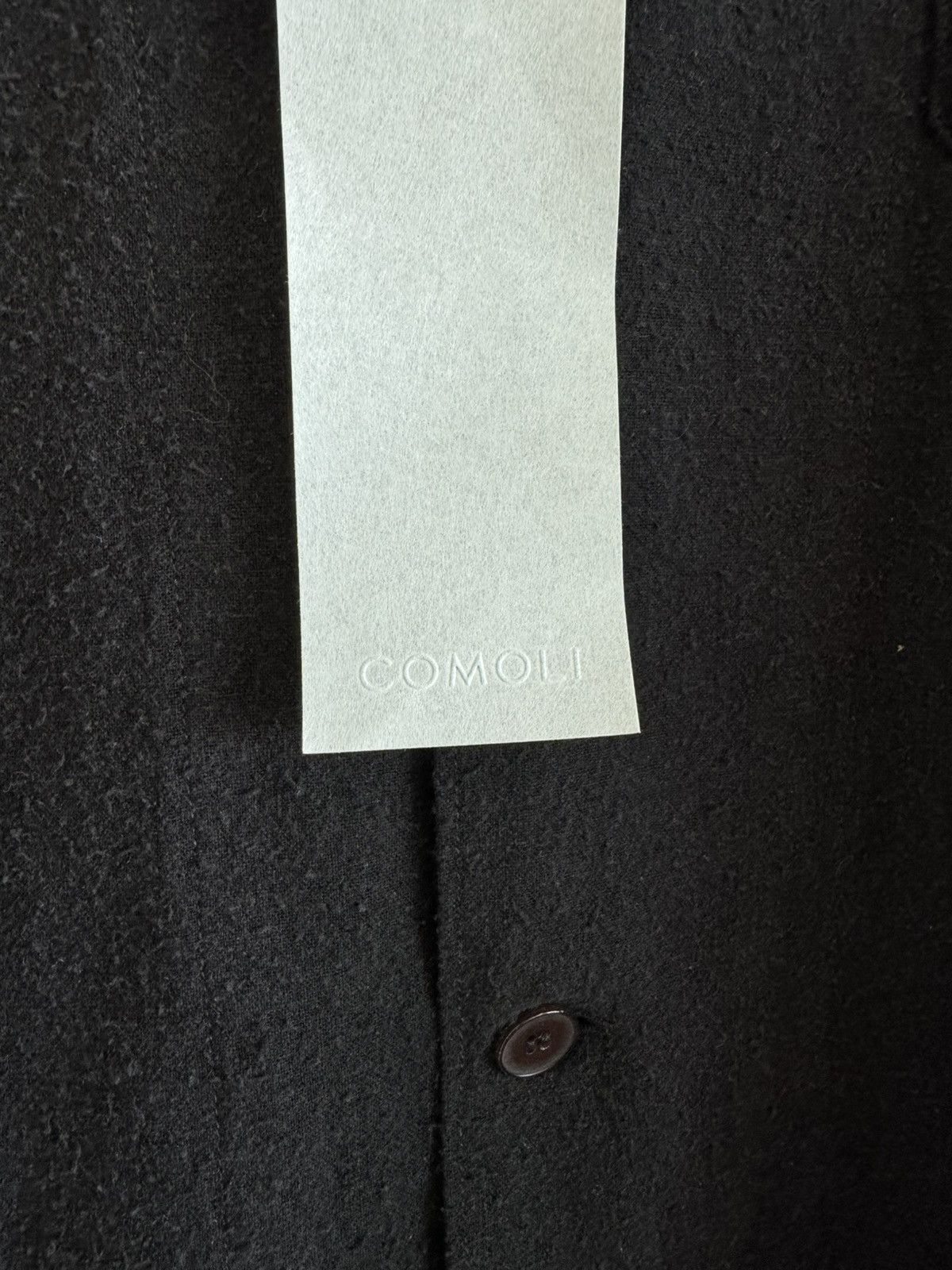 Comoli Comoli Silk Noil Shirt Jacket Black Size 2 BNWT Size US S / EU 44-46 / 1 - 8 Thumbnail