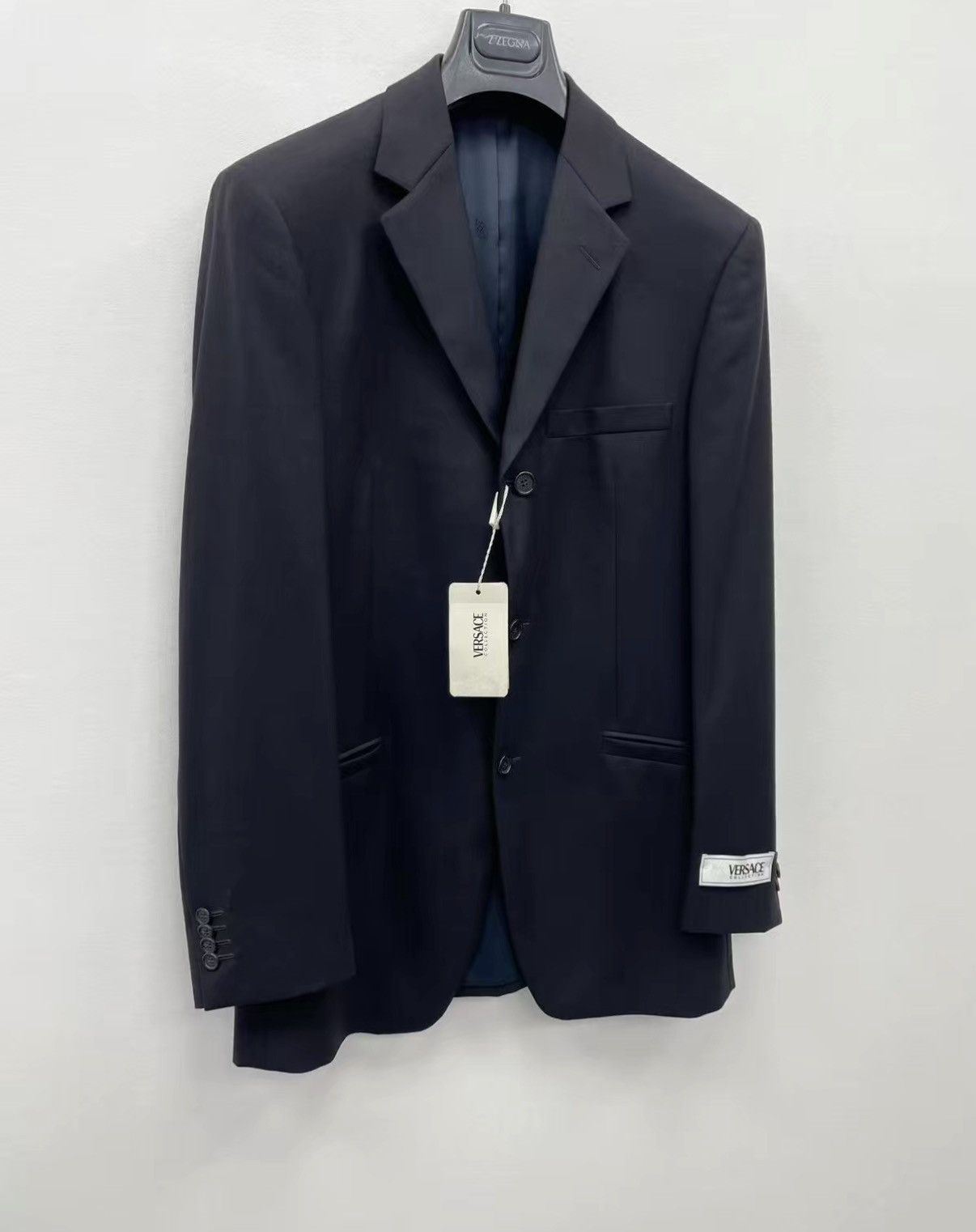Versace VERSACE COLLECTION 100% Wool Casual Blazer J30 Size US M / EU 48-50 / 2 - 2 Thumbnail