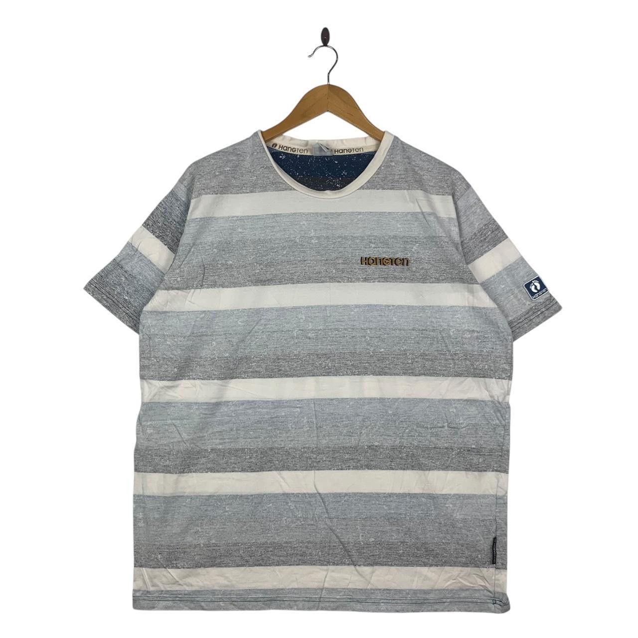 Vintage Vintage HANG TEN HAWAII Striped Surf Beach Tee Shirt Top Size US XXL / EU 58 / 5 - 1 Thumbnail