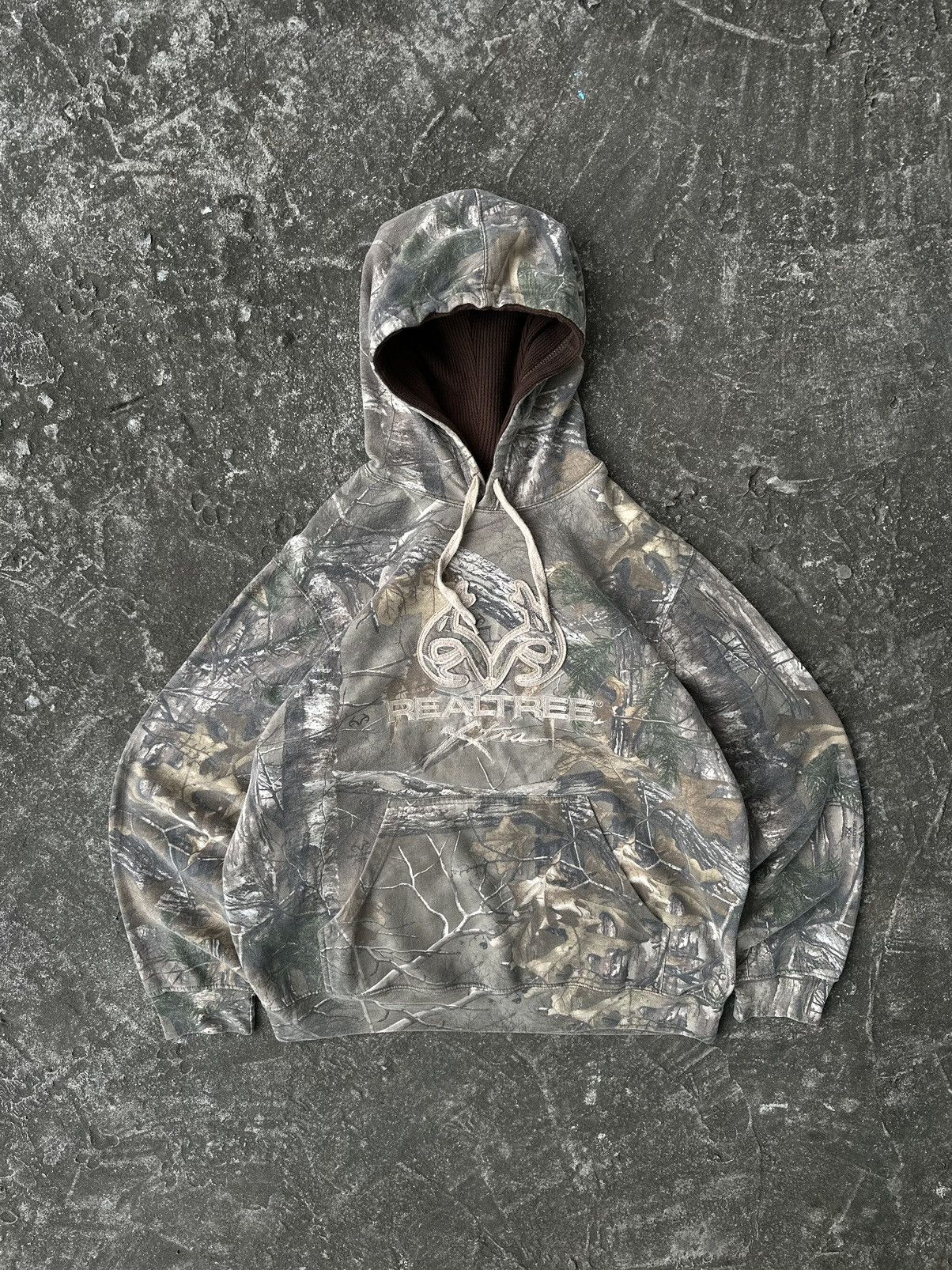 Realtree Vintage Y2K Realtree Camo Hooded Carhartt Style Baggy Size US XL / EU 56 / 4 - 1 Thumbnail