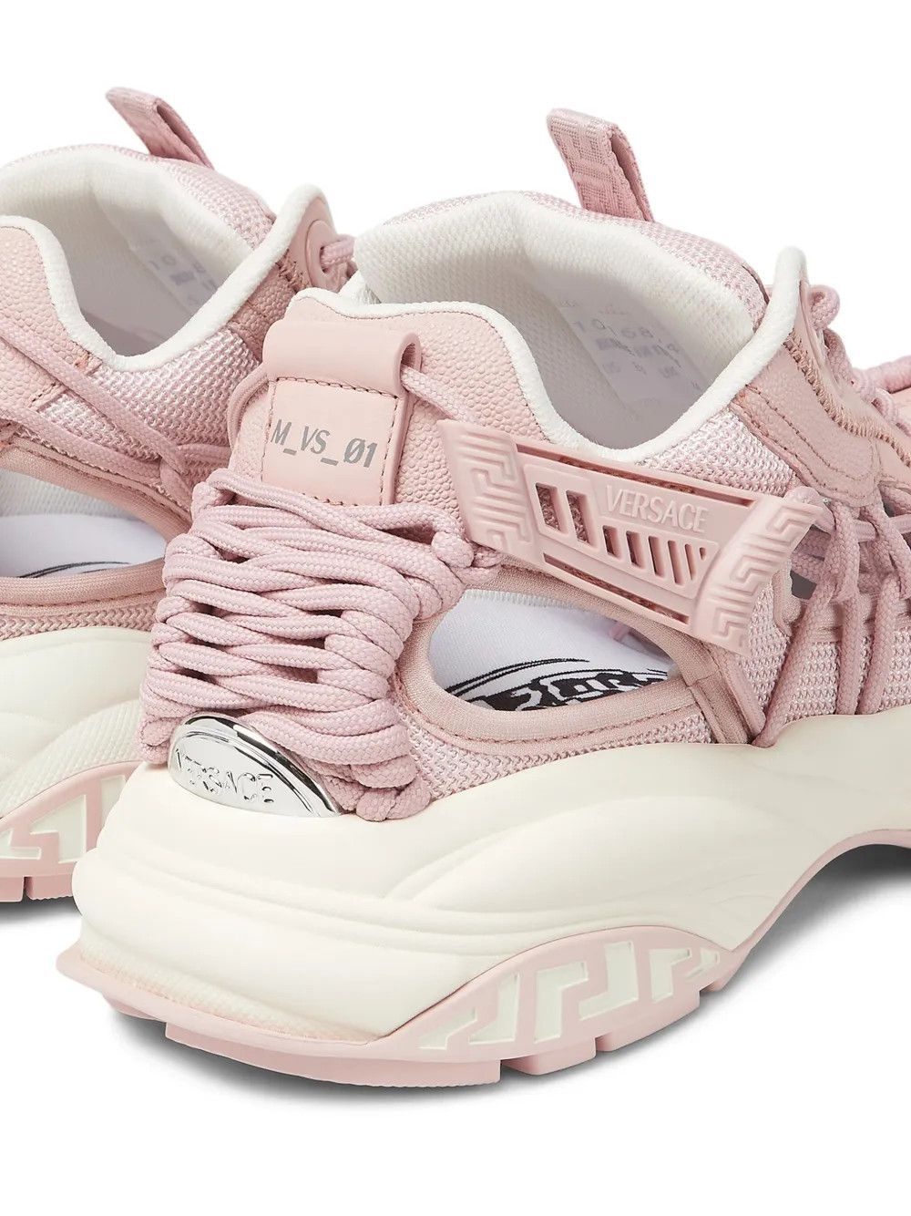 Versace o1y0226 Low-Top Sneakers in Light Pink/White Size US 9 / IT 39 - 5 Thumbnail