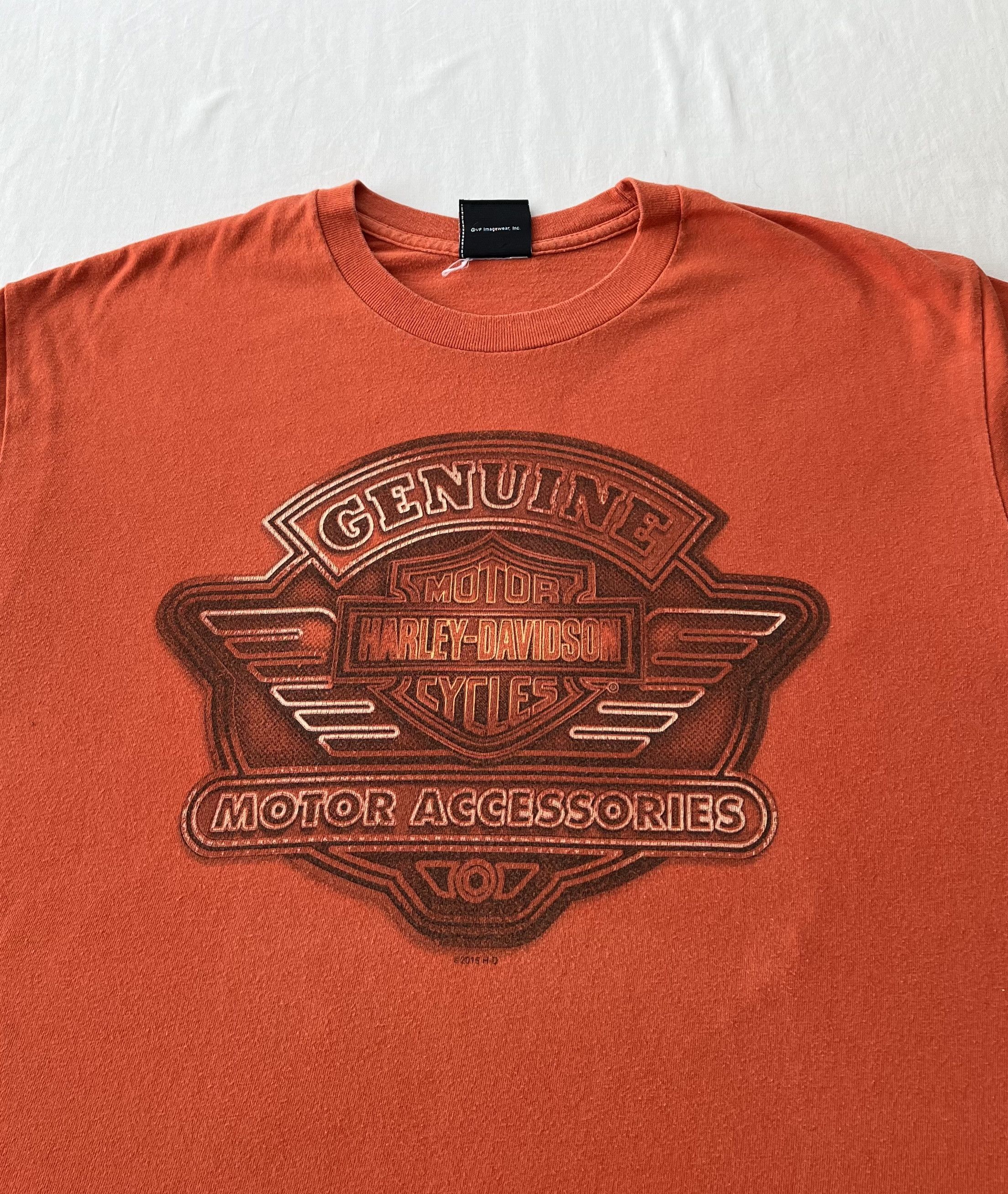 Harley Davidson Vintage 2015 Harley Davidson Quebec Canada T-shirt Size US L / EU 52-54 / 3 - 3 Thumbnail
