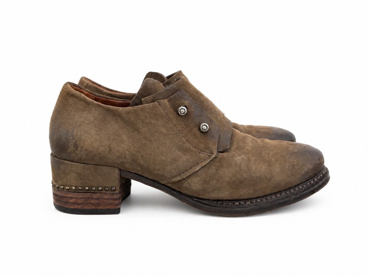 A.S.98 A.S.98 Rustic Italian Leather Shoes Size US 7 / IT 37 - 4 Thumbnail
