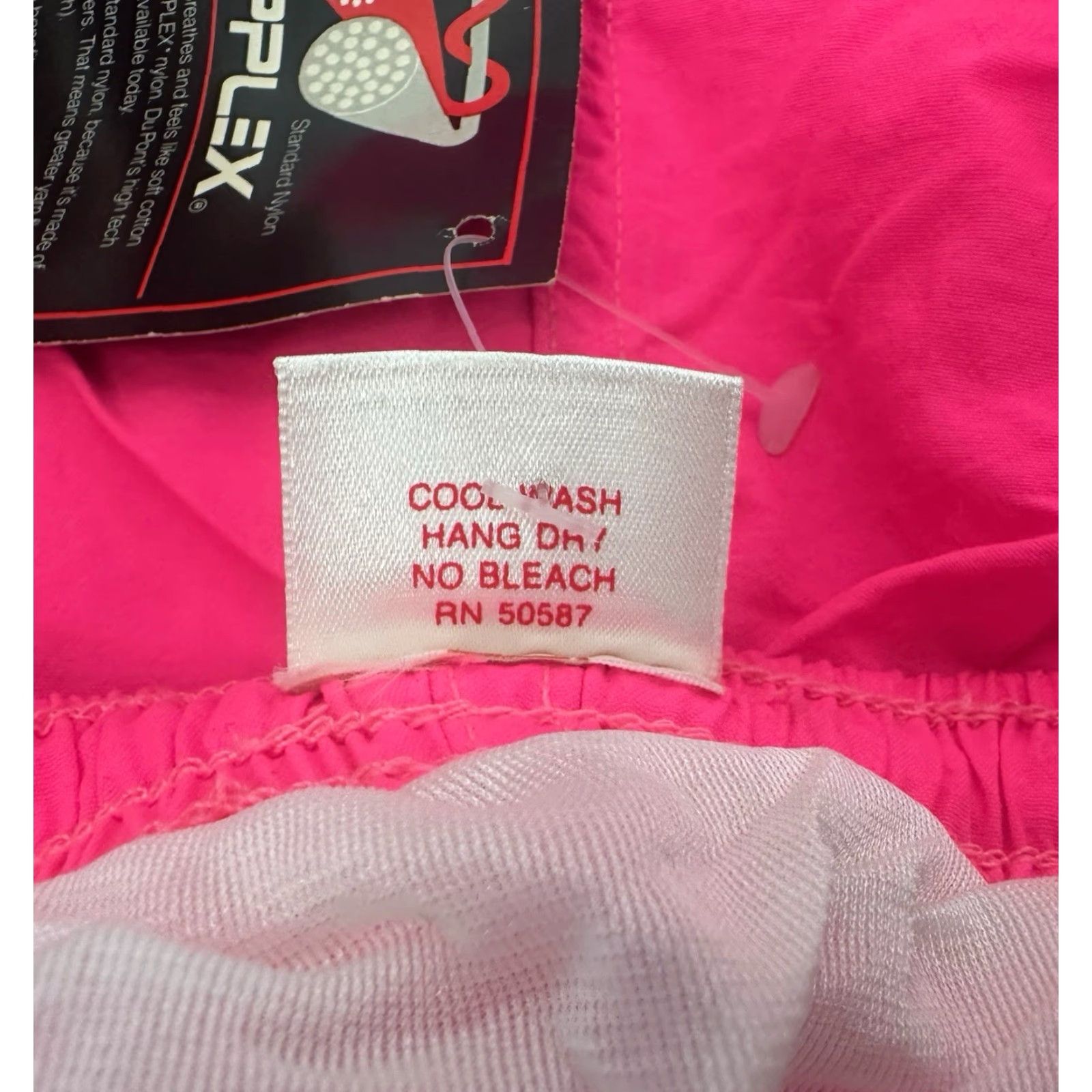 Vintage VINTAGE Cobblestones Athletic Shorts Mens M Pink Nylon 100% USA Made Deadstock NWT 90s Athletic Shirts? Size US 31 - 7 Thumbnail