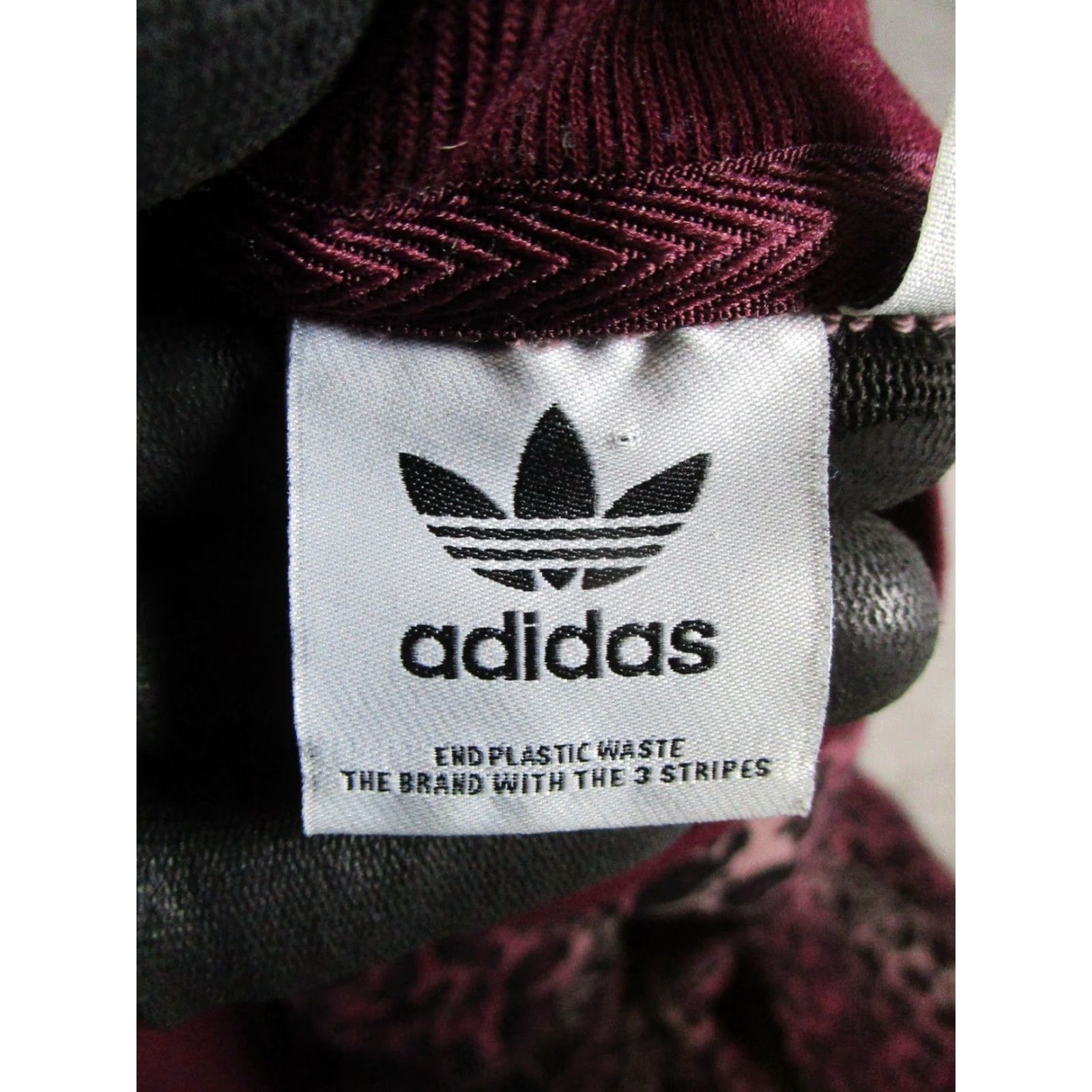 Adidas Adidas Sweatshirt Womens Small Burgundy Animal Print Pullover Activewear Size S / US 4 / IT 40 - 3 Thumbnail