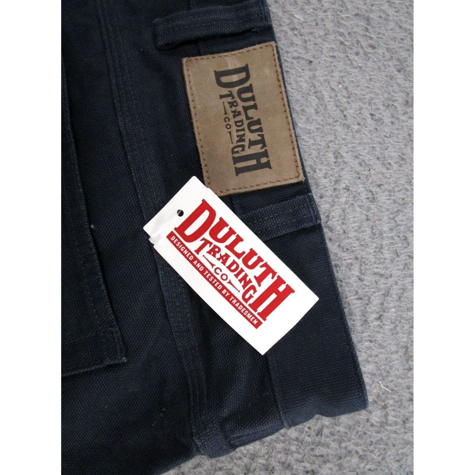 CO Duluth Trading Co Navy Blue Fire Hose Duck Thick Canvas Pants 48x30 NEW Read Size US 32 / EU 48 - 2 Thumbnail