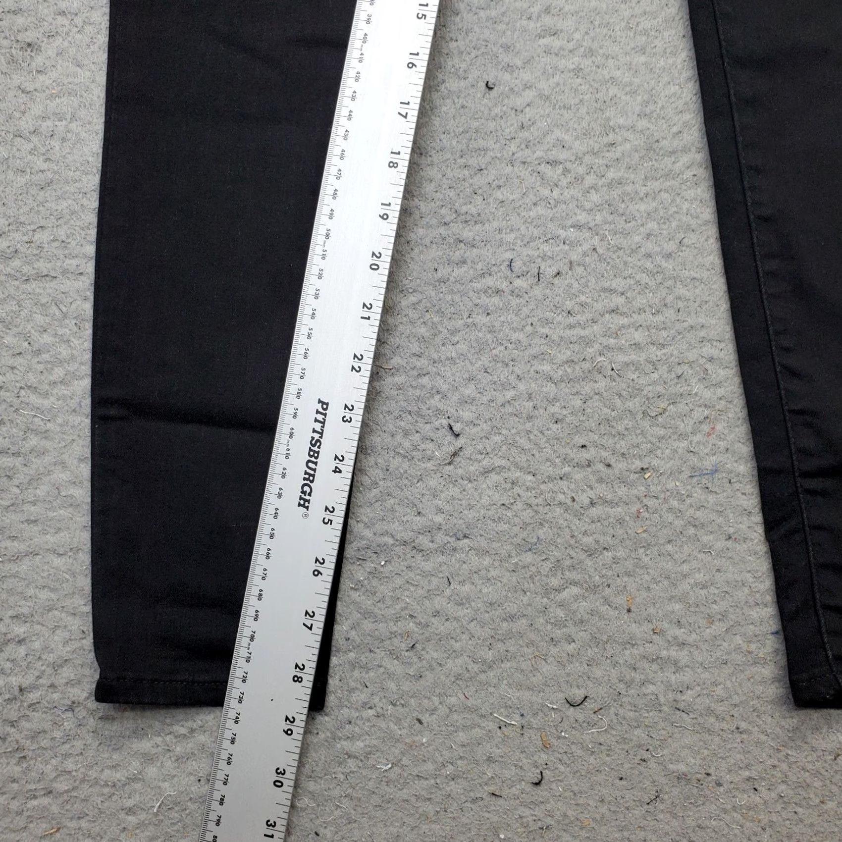 Levi's Levi's Jeans Womens Size 29 Black Denim 700 Series High Rise Skinny Leg 28.75" Inseam Dark Wash 5-Pocket Regular Size 29" - 6 Thumbnail