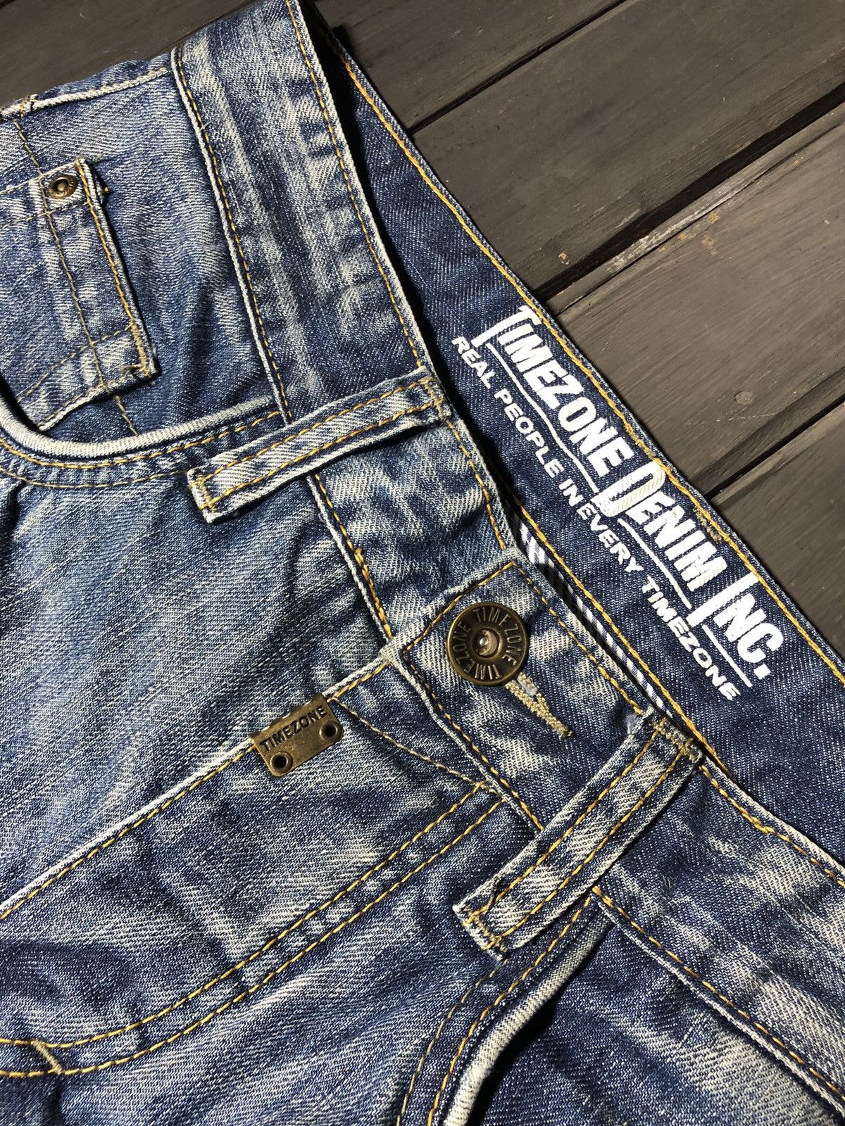 Hysteric Glamour × Levi's VTG HYSTERIC GLAMOUR STYLE STONE WASHED DISTRESSED JEANS 90S Size US 31 - 5 Thumbnail