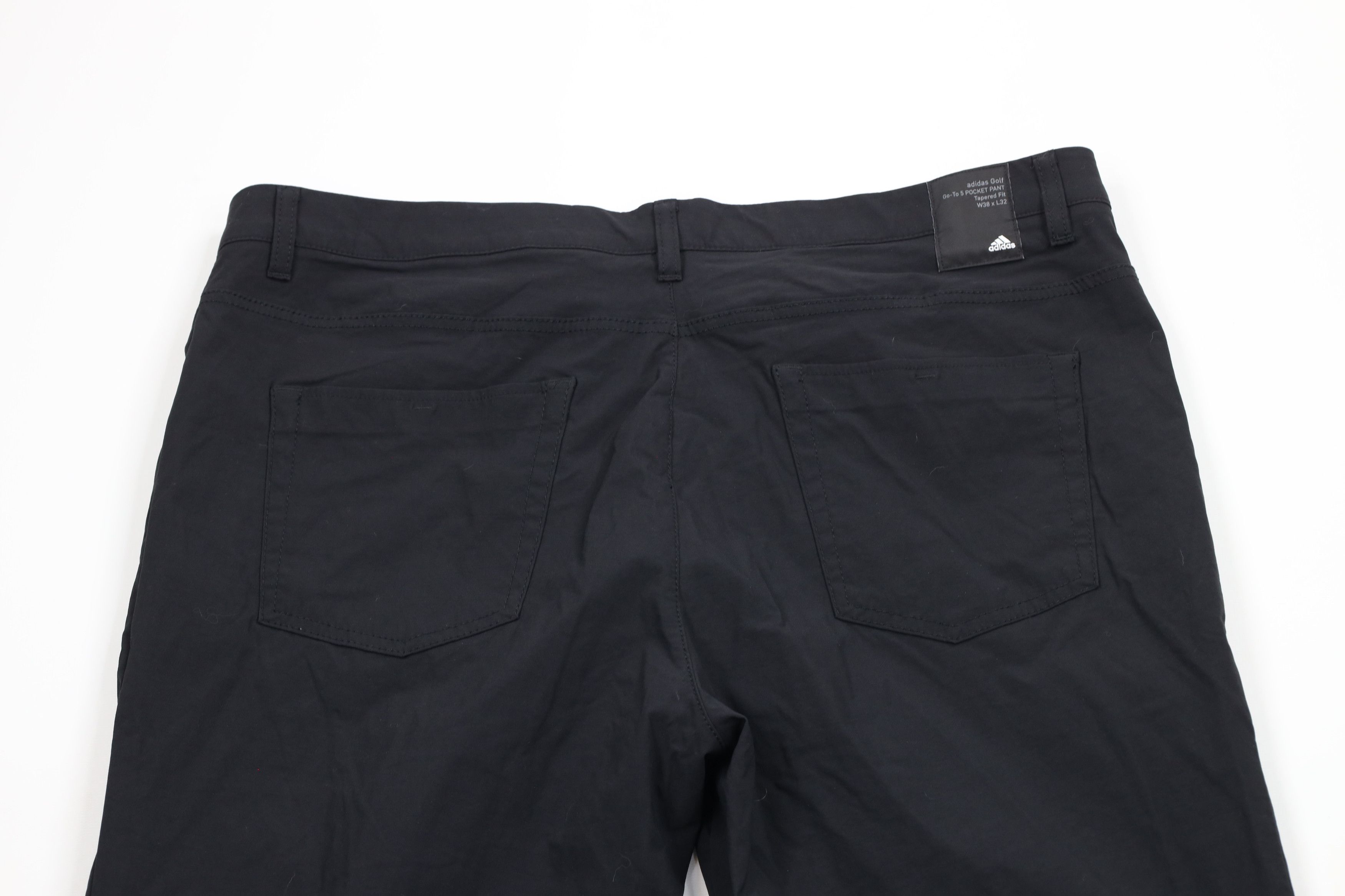 Adidas × Vintage Adidas Stretch Straight Leg Golfing Golf Chino Pants Black Size US 38 / EU 54 - 10 Thumbnail