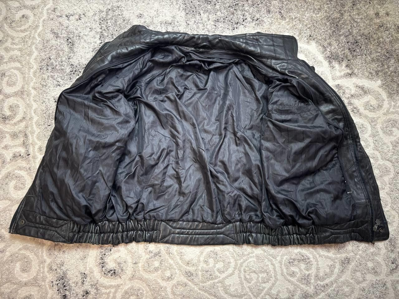 Vintage 90s Vintage Elazar Leather Patchwork Bomber Jacket Size US XL / EU 56 / 4 - 10 Thumbnail