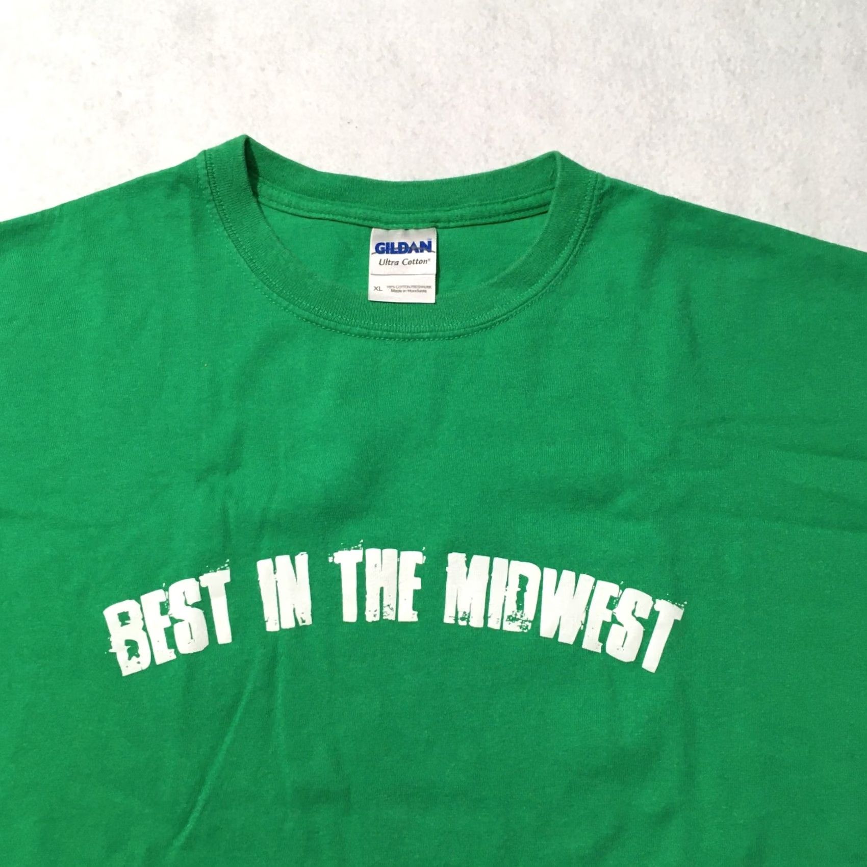 Gildan Gildan T Shirt Mens Size XL Green Minnesota midwest Size US XL / EU 56 / 4 - 2 Thumbnail