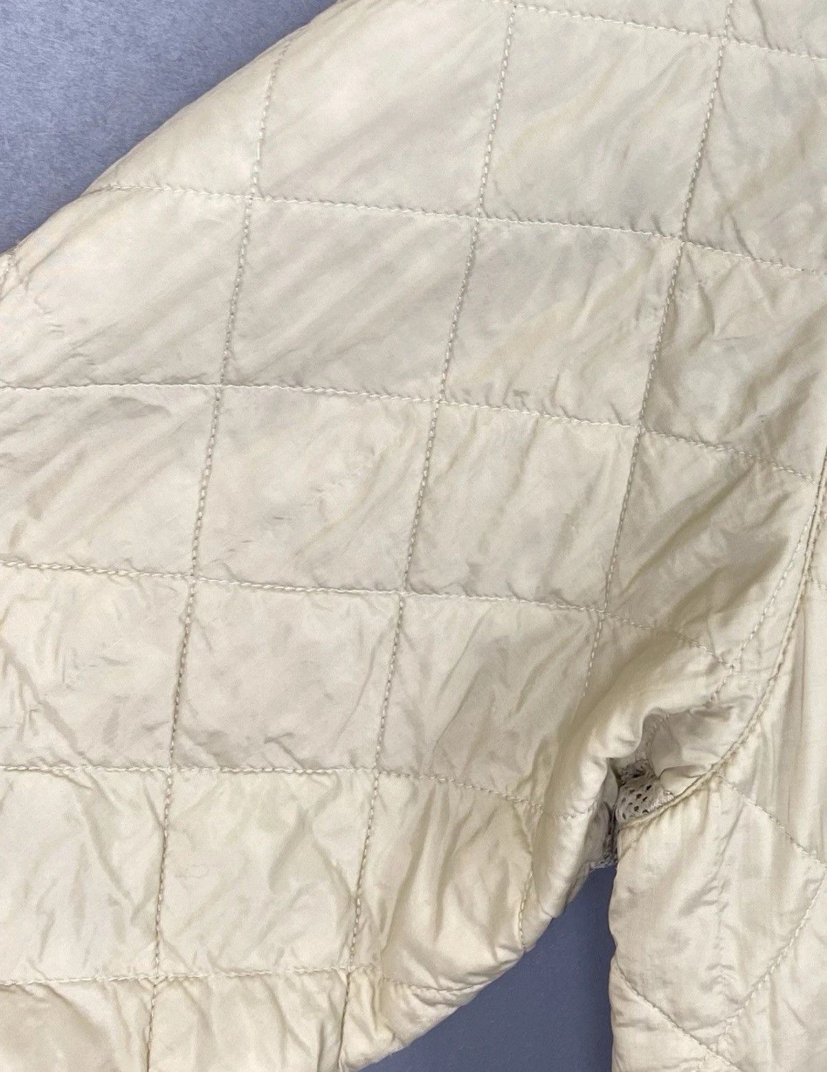 Barbour Barbour Flyweight Quilted Jacket Beige Cream Luxury Top Size US L / EU 52-54 / 3 - 6 Thumbnail