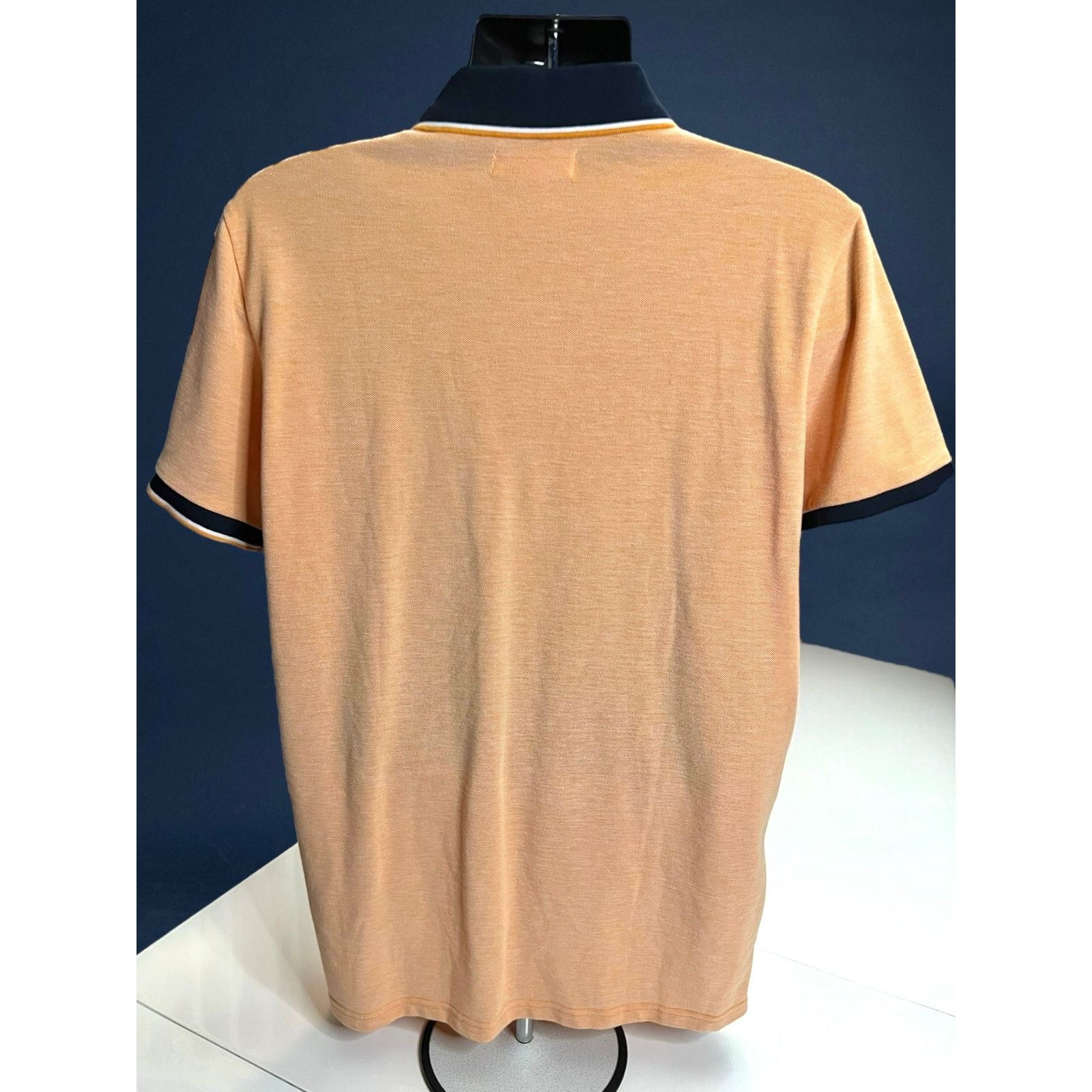 Aeropostale Aeropostale Polo Shirt XL Peach - Navy Collar Short Sleeve Size US XL / EU 56 / 4 - 2 Thumbnail