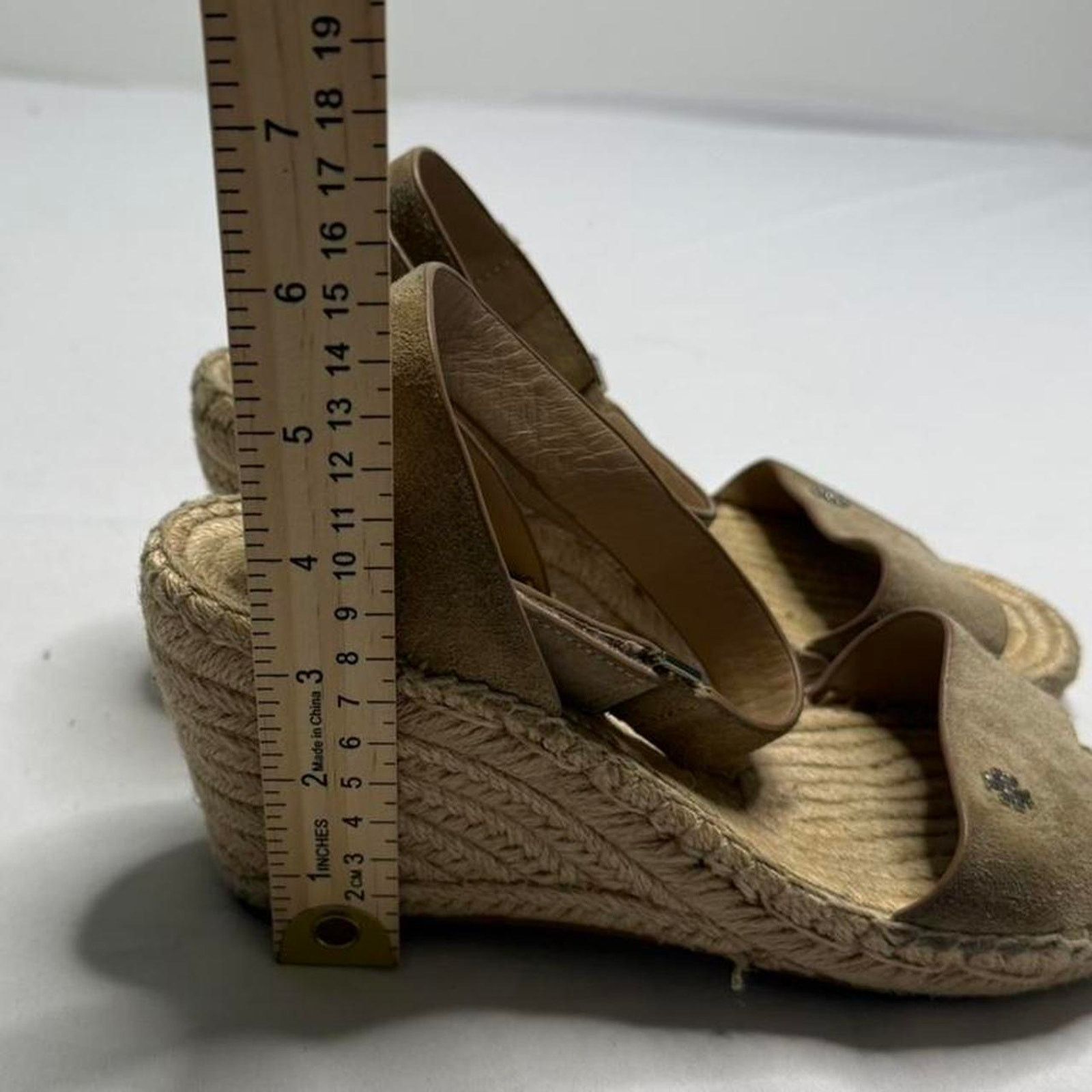 Tory Burch Tory Burch Bima 2 Espadrille Wedge Sandals Womens Size 7.5 Size US 7.5 / IT 37.5 - 6 Thumbnail