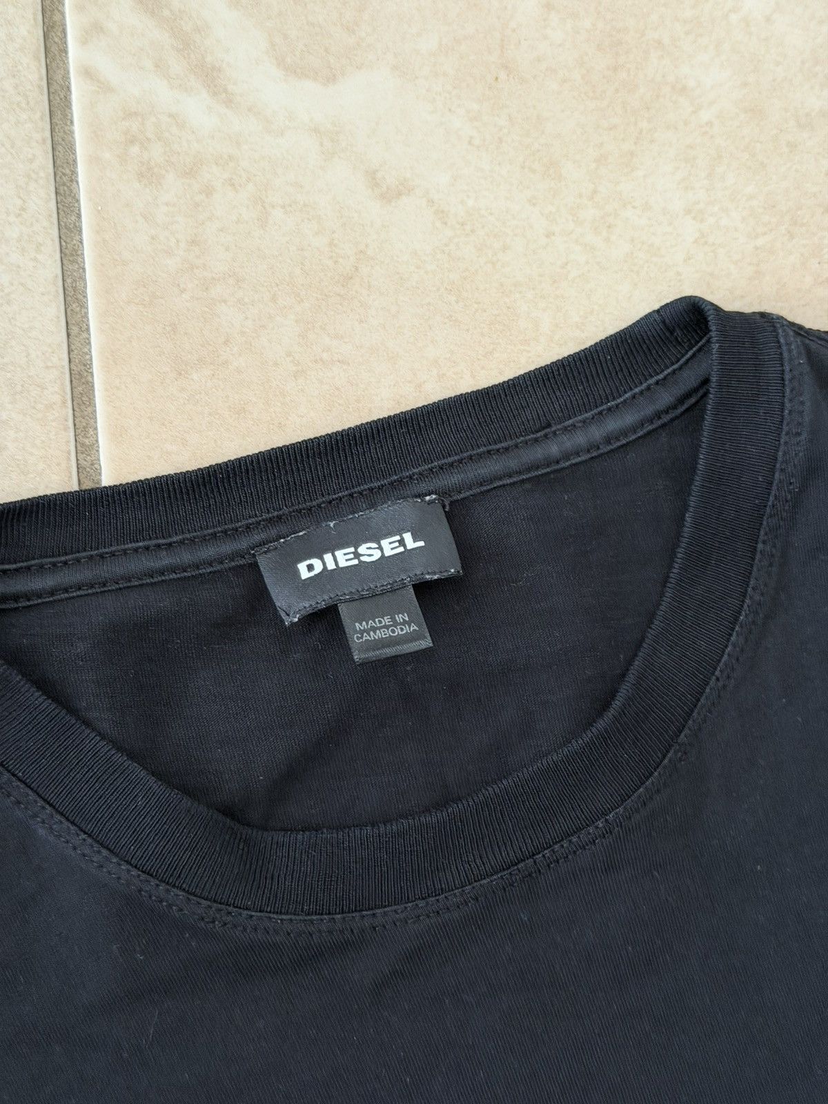 Diesel Vintage Diesel Peel Away Tear Off Double Logo Longsleeve Size US M / EU 48-50 / 2 - 3 Thumbnail