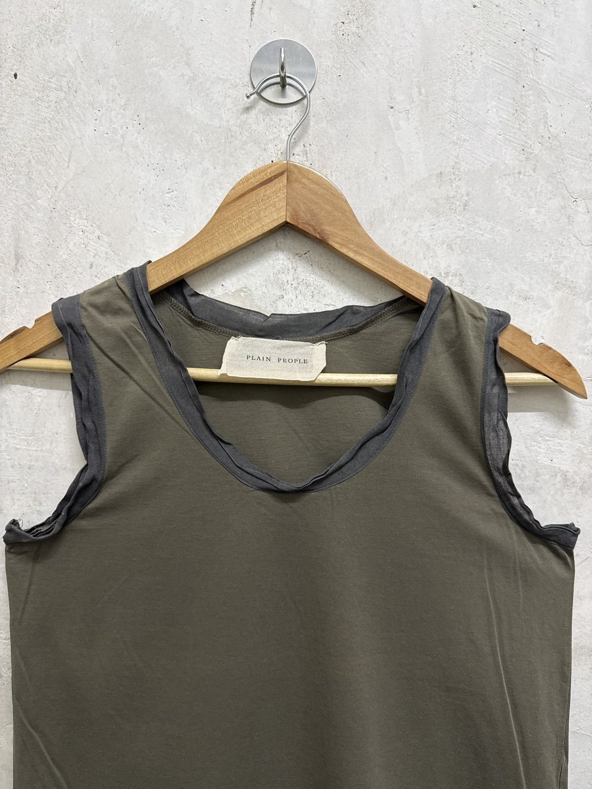 Japanese Brand Grunge Plain People erd style crop sleeveless Size US XS / EU 42 / 0 - 2 Thumbnail