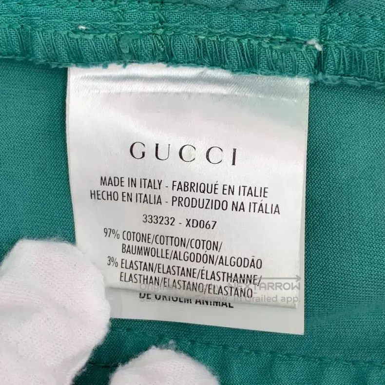 Gucci Gucci Lake green cotton casual trousers Size 24" / US 00 / IT 34 - 8 Thumbnail
