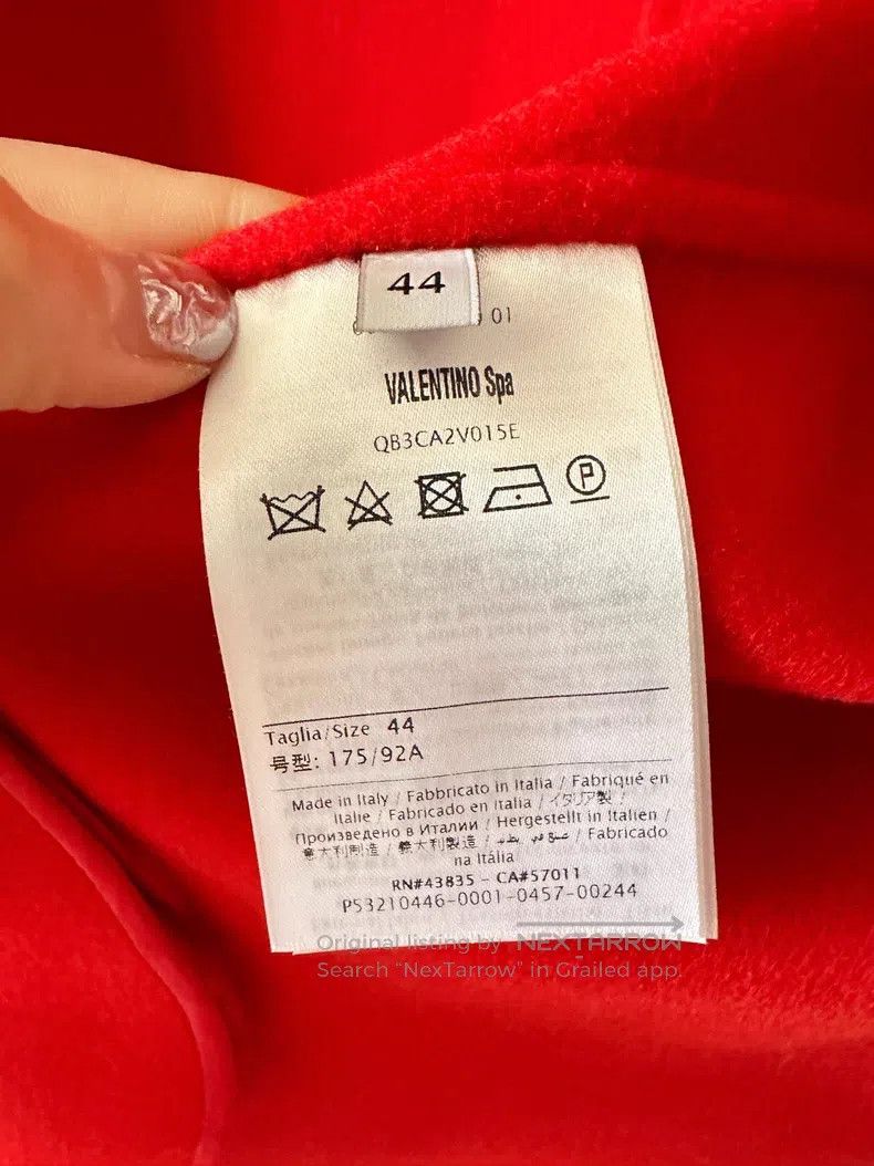 Valentino Valentino Petal collar wool coat Size L / US 10 / IT 46 - 4 Thumbnail