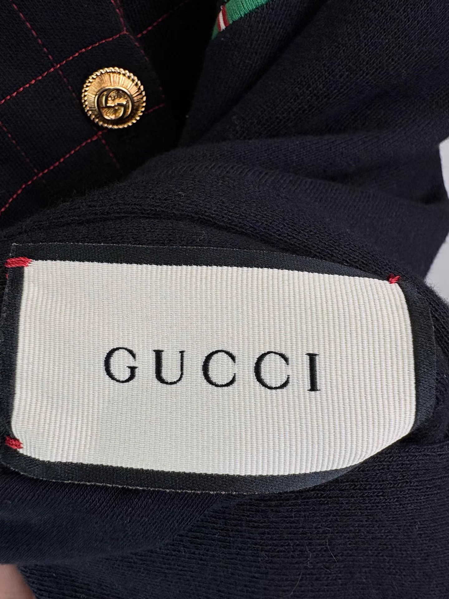 Gucci GUCCI Embroidered Tennis Gold Button Cardigan K1 Size S / US 4 / IT 40 - 4 Thumbnail