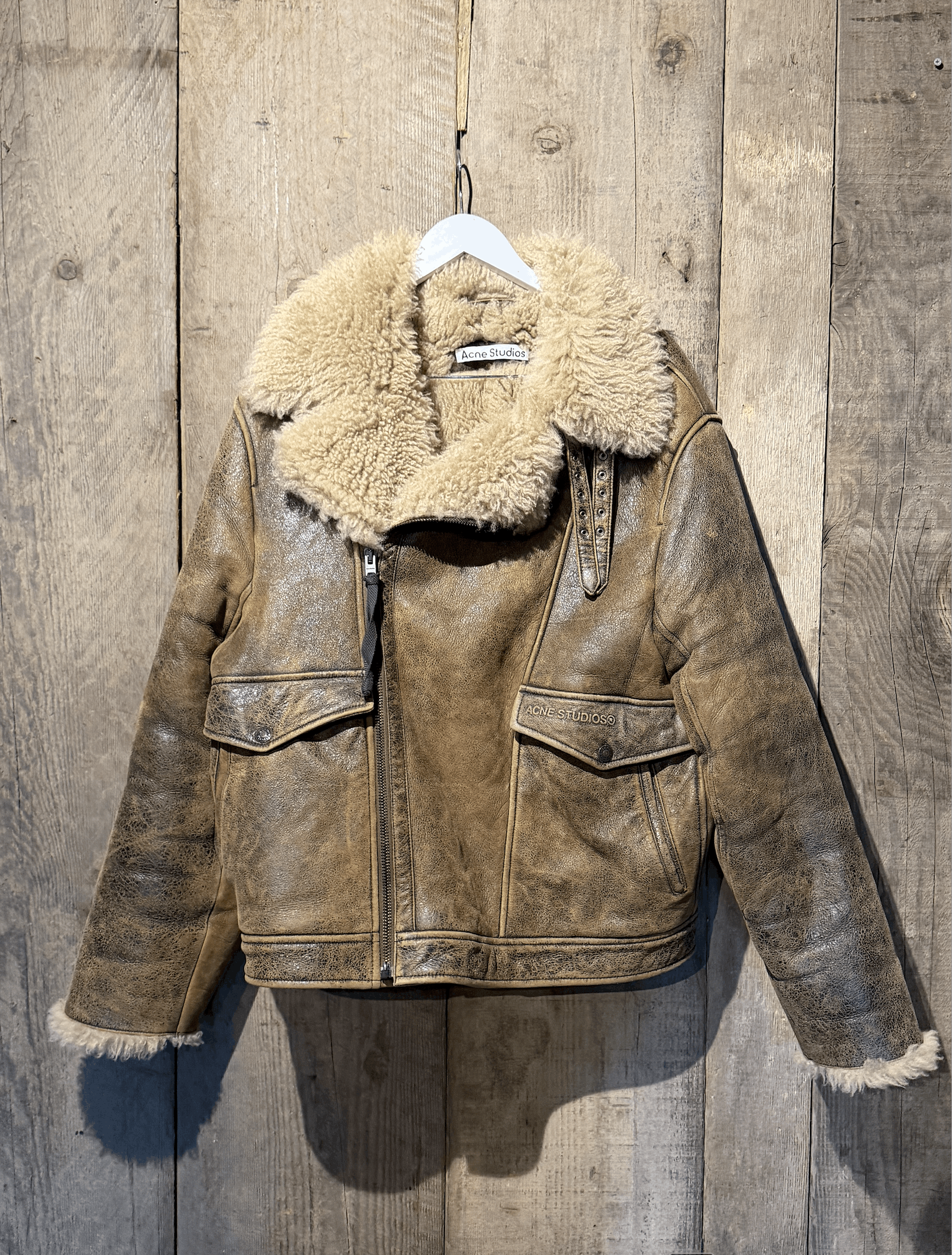 Acne Studios Acne Studios Shearling Aviator Jacket Size US M / EU 48-50 / 2 - 2 Thumbnail