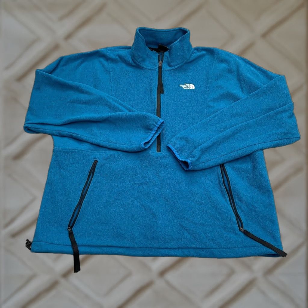 The North Face The North Face Denali Polartec Fleece Jacket Large Blue Full Zip Pocket Womens Size L / US 10 / IT 46 - 1 Thumbnail