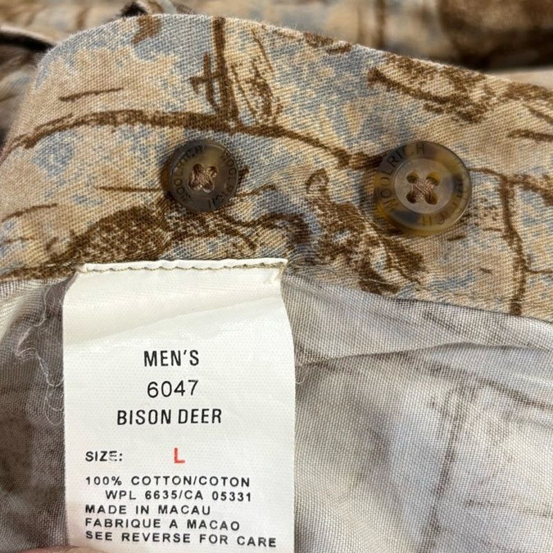 Other Woolrich Men's Button Down Shirt Bison Deer Large Size US L / EU 52-54 / 3 - 4 Thumbnail