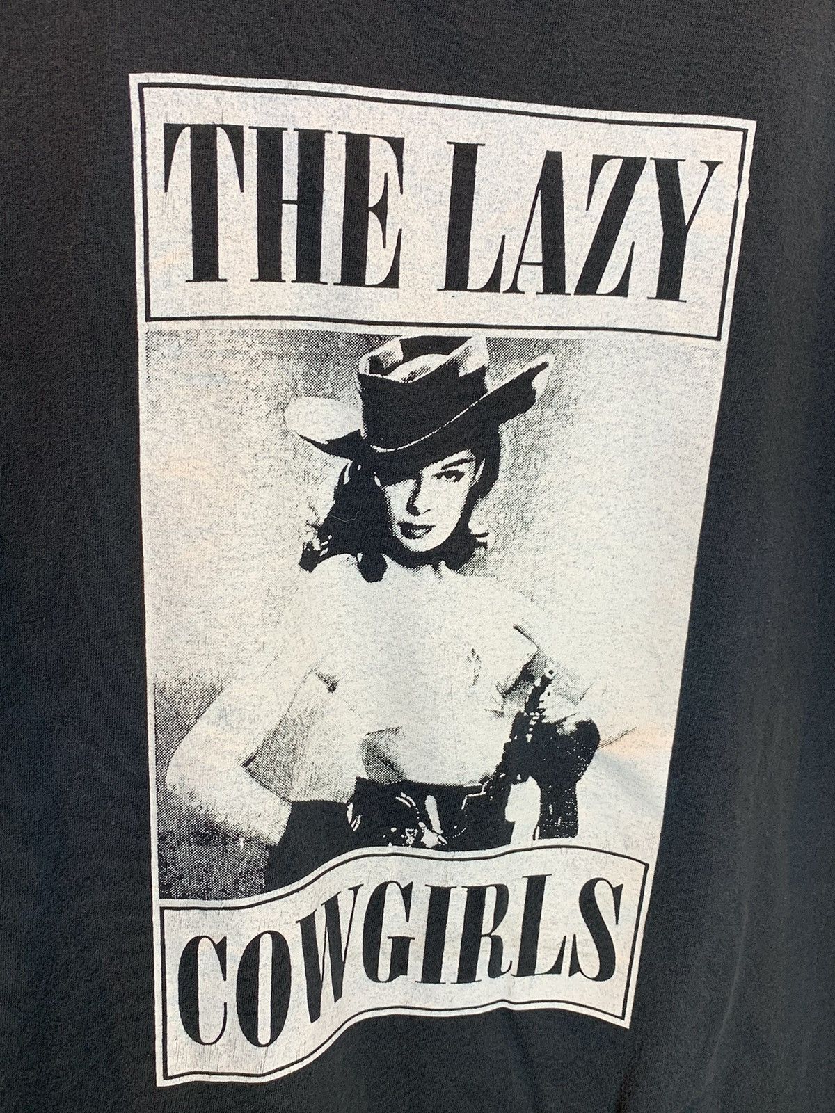Band Tees *RARE* Vintage 90’s The Lazy Cowgirls Band Art Promo T-Shirt Size US L / EU 52-54 / 3 - 2 Thumbnail