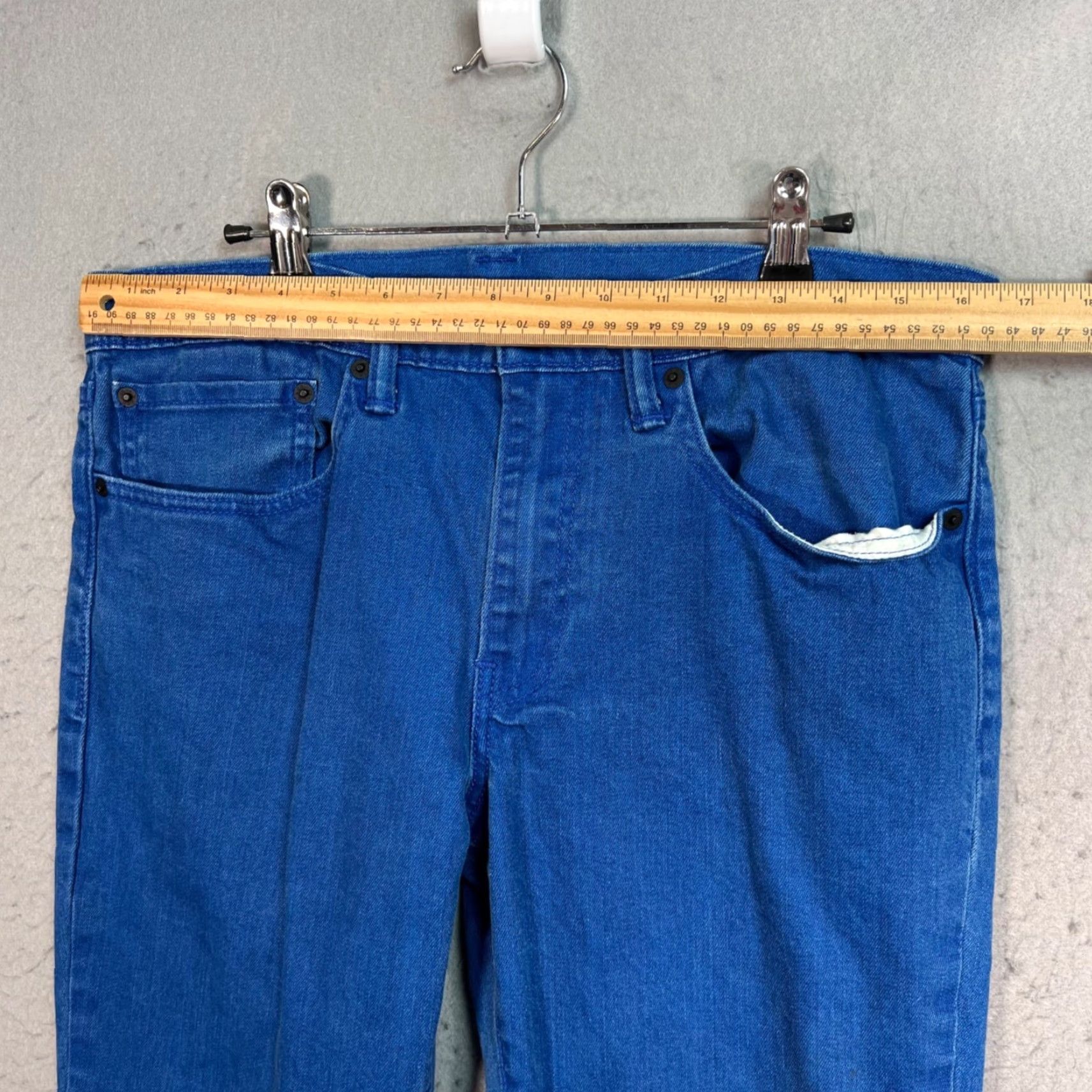 Levi's Levi's 511 Jeans Mens Size 34 Blue Straight Denim Cotton Blend 5-Pocket Logo Inseam 31in Vintage No Shop Next Business Day Size US 34 / EU 50 - 6 Thumbnail
