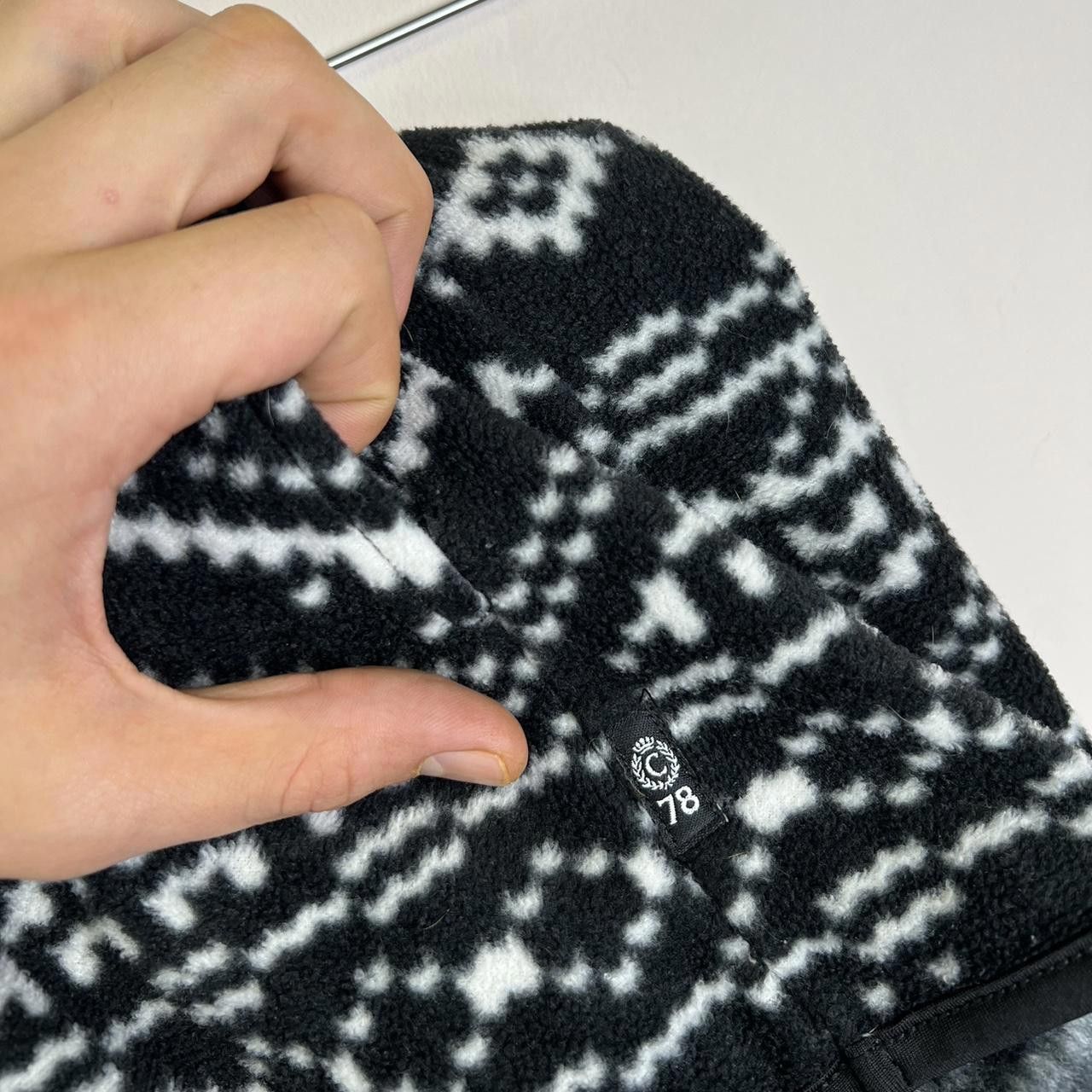 Chaps Chaps Colorful Winter Fleece Jacket Black and White Pattern Size US L / EU 52-54 / 3 - 4 Thumbnail