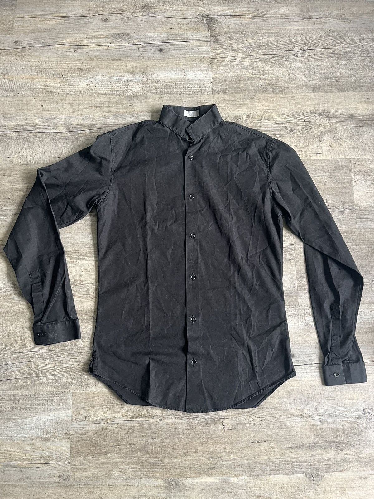 SS08 Dior Homme Standing Inverted Collar Shirt