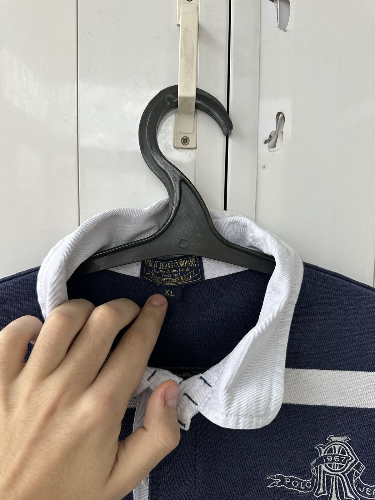 Polo Ralph Lauren Vintage Polo Ralph Lauren Rugby Sweatshirt “R” Logo Size US XL / EU 56 / 4 - 11 Thumbnail