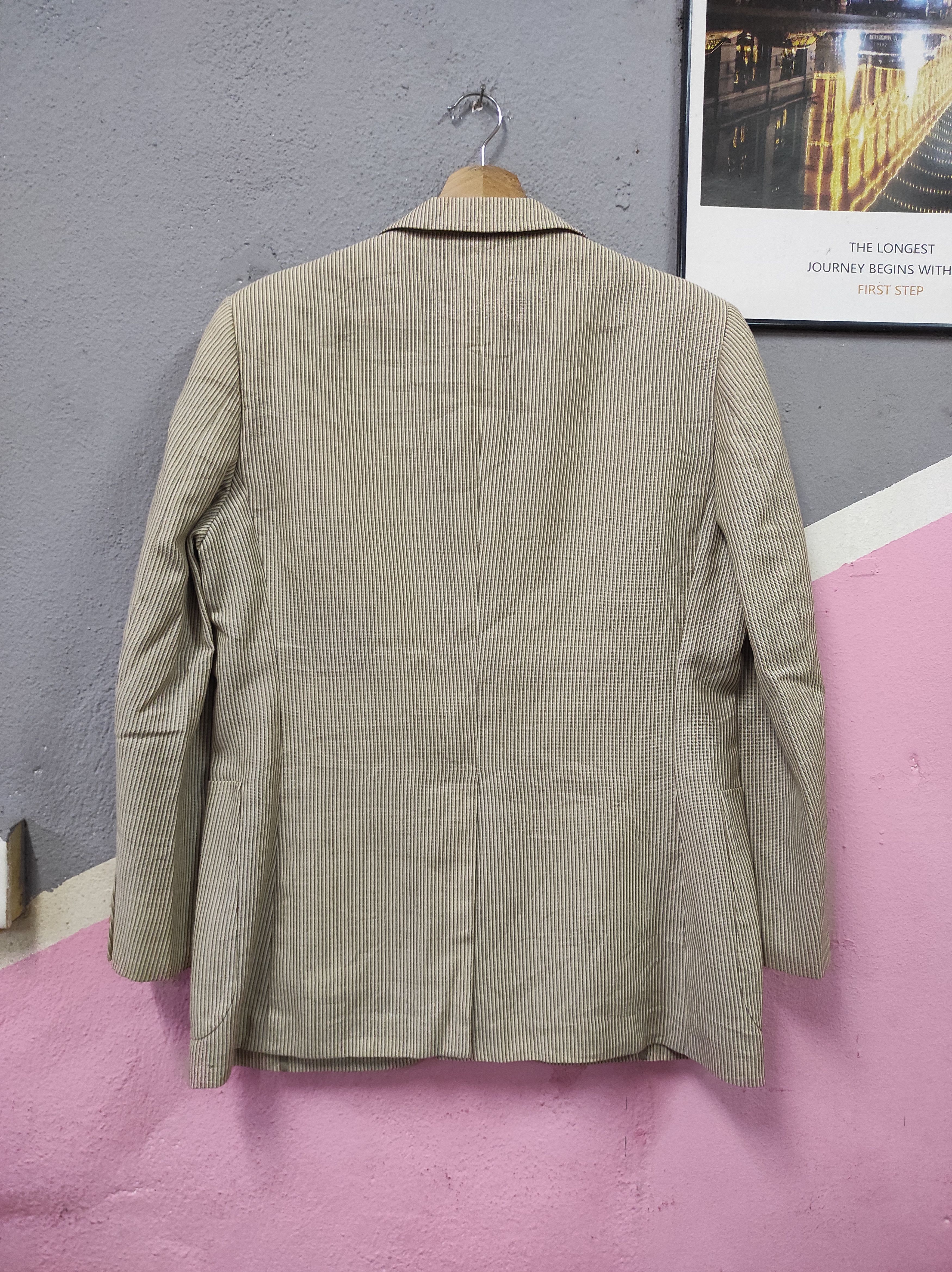 Burberry × Vintage BURBERRY VINTAGE PLAID BLAZER JACKET Size 40R - 5 Thumbnail