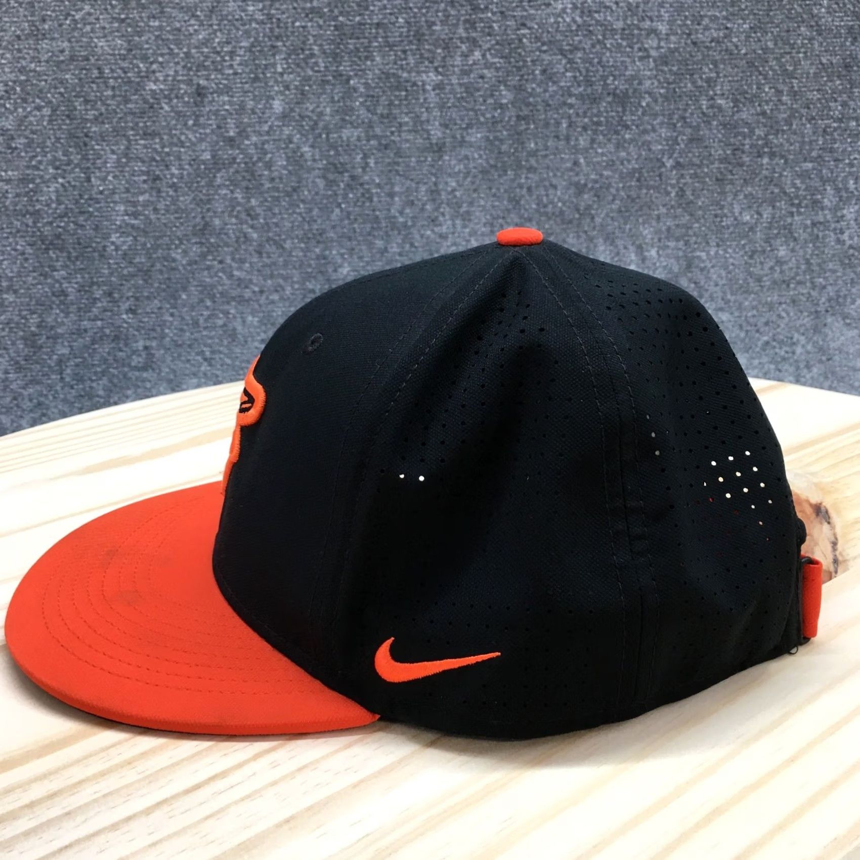 Nike Baltimore Orioles Nike Baseball Cap Unisex Black Orange OS Embroidered Logo Size ONE SIZE - 7 Thumbnail