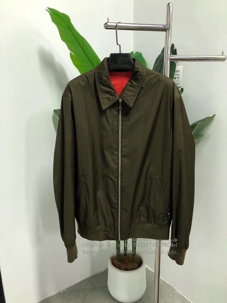 Hermes Hermes Reversible Nylon Jacket, Dark Brown, Orange Size US M / EU 48-50 / 2 - 1 Thumbnail