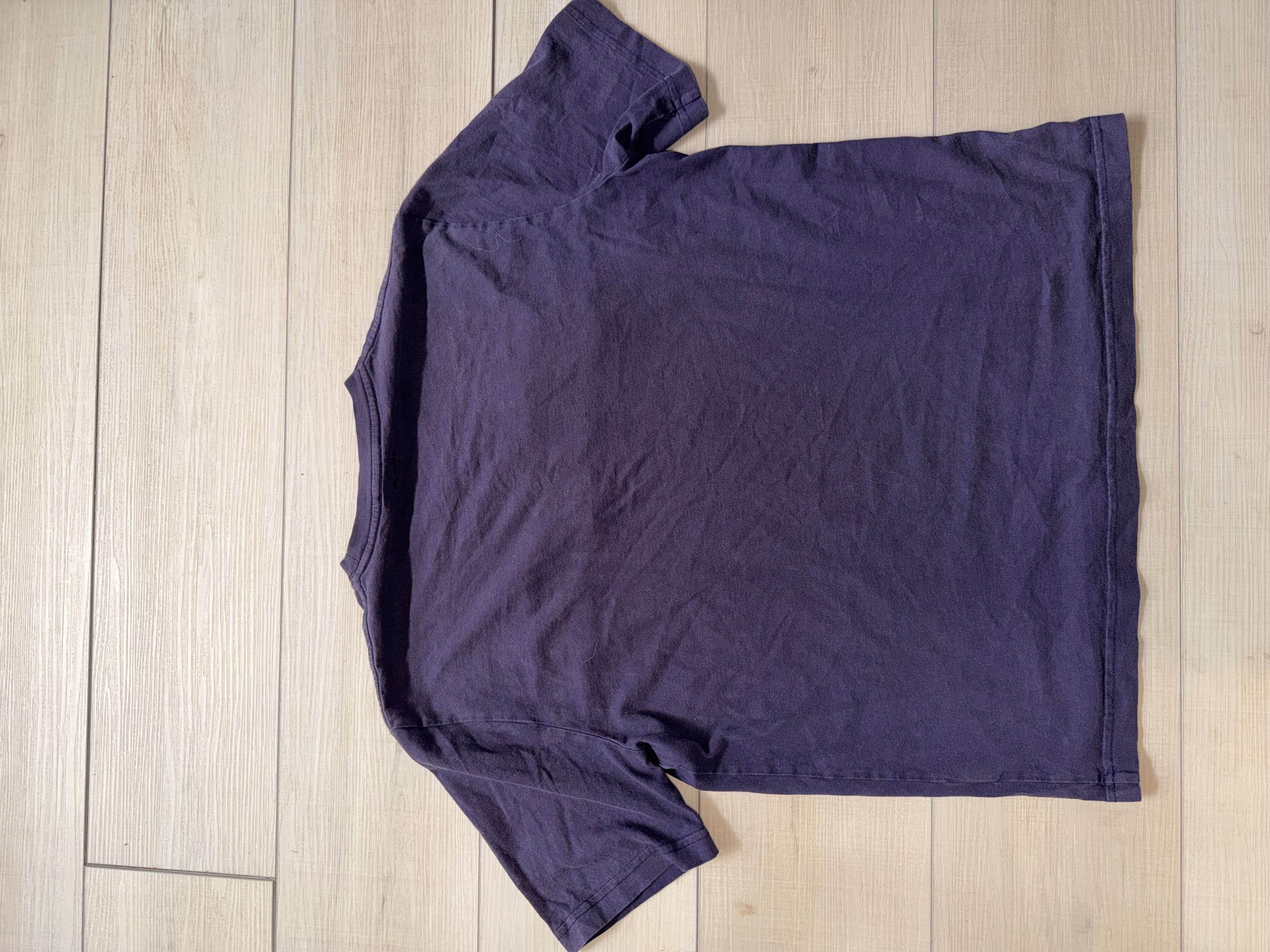 Lanvin Logo Tribal Embroidered Aged Purple Curb T Shirt SS22 Size US M / EU 48-50 / 2 - 5 Thumbnail