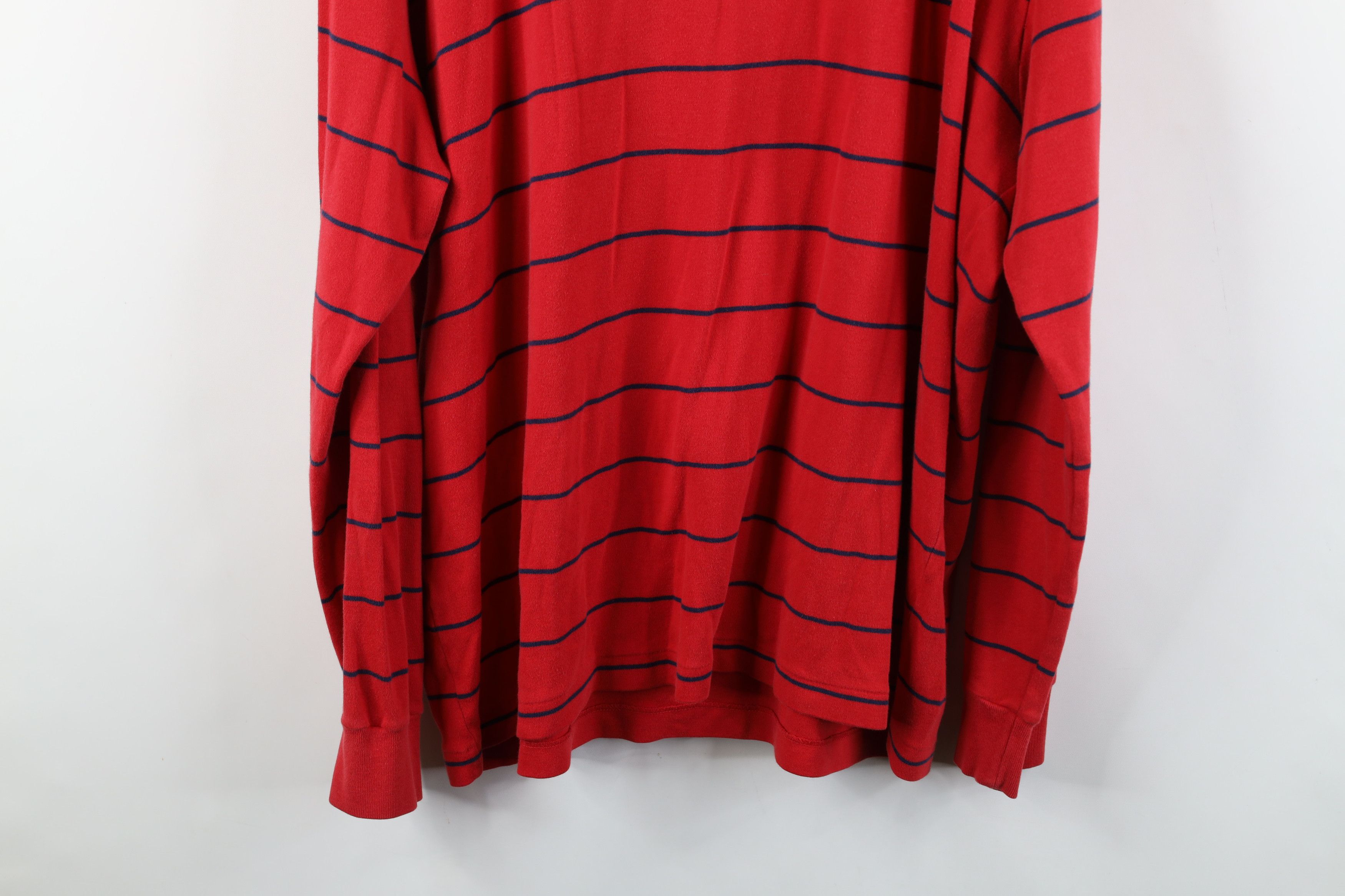 Ralph Lauren Vintage 90s Ralph Lauren Turtleneck T-Shirt Cotton Red Size US XL / EU 56 / 4 - 13 Thumbnail