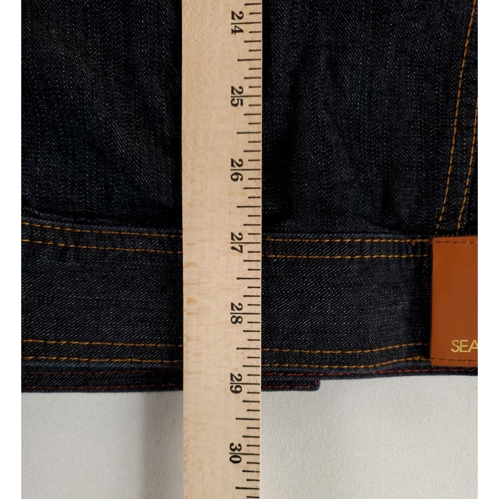 Sean John Sean Jean Denim Jacket Dark Wash Button Up Mens XL Blue Jeans Jacket Size US 36 / EU 52 - 6 Thumbnail