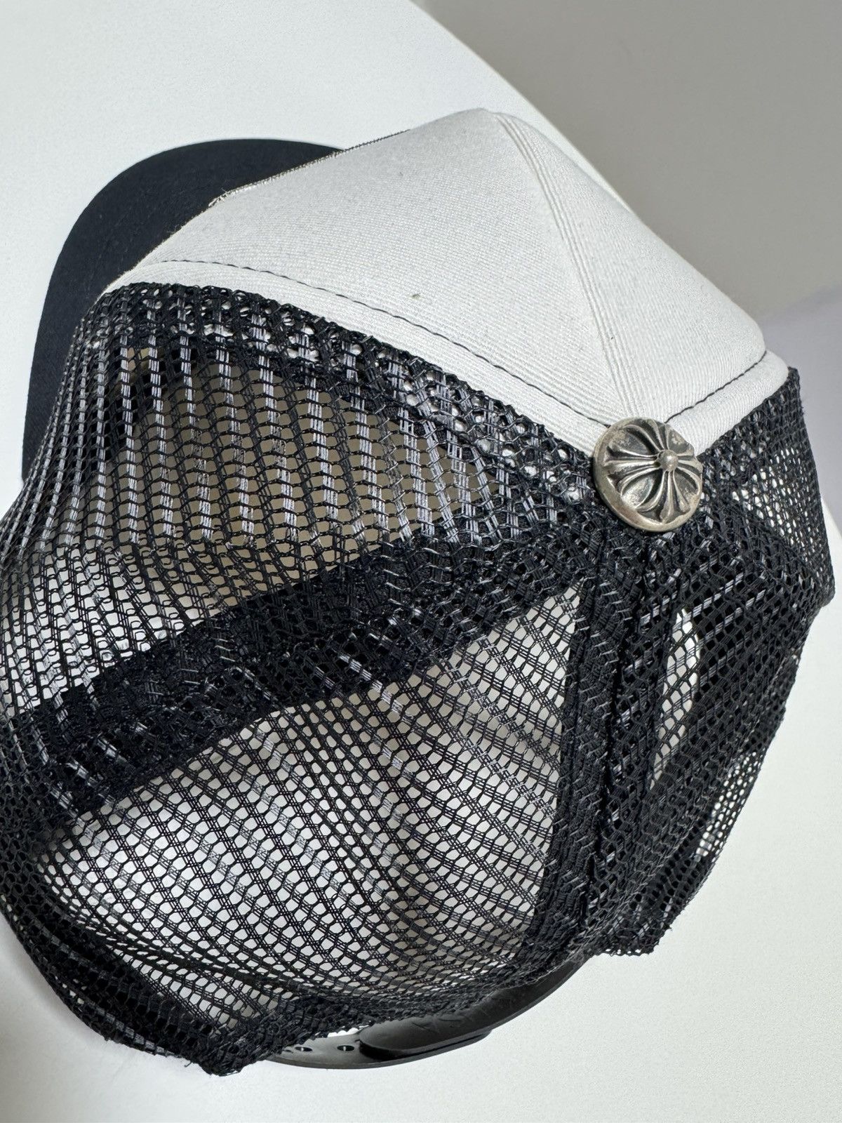 Chrome Hearts White and Black Chrome Hearts Trucker Hat Size ONE SIZE - 4 Thumbnail