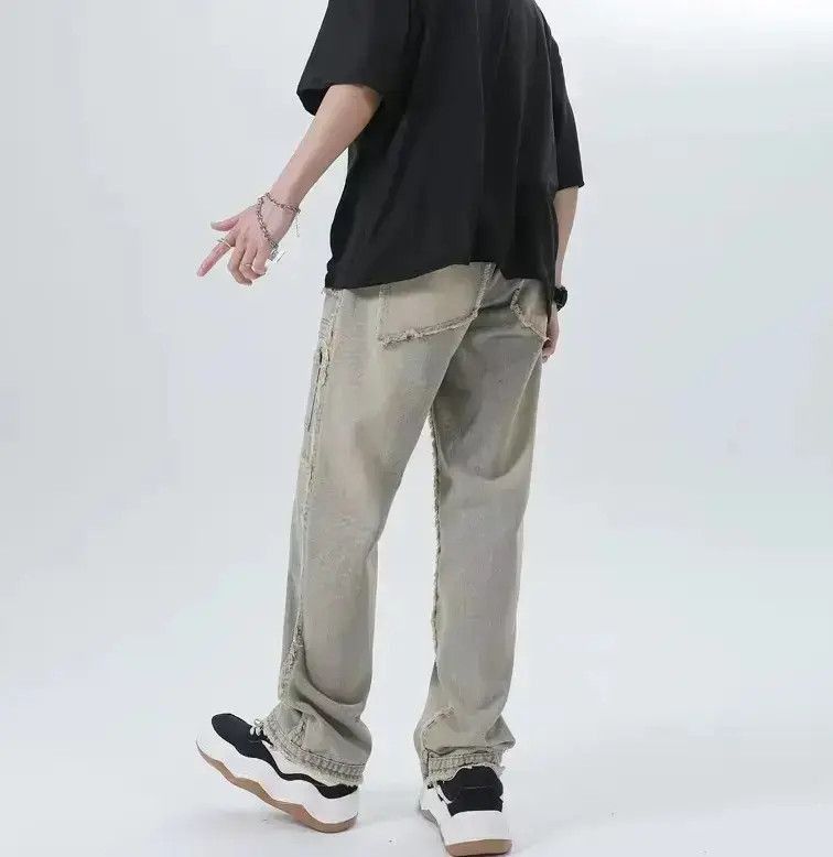 Japanese Brand Loose street ripped jeans Size US 32 / EU 48 - 2 Thumbnail